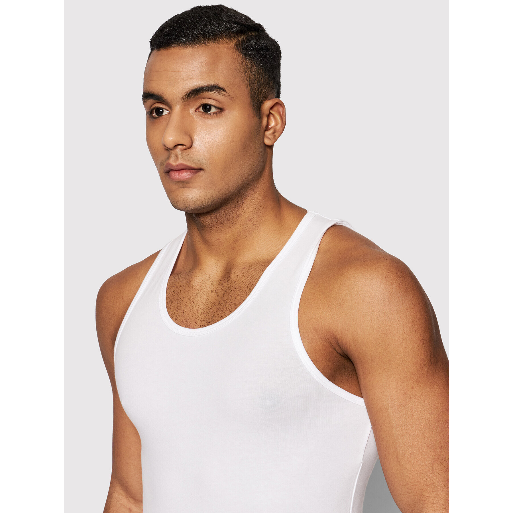 United Colors Of Benetton Мъжки топ 3OP82H257 Бял Regular Fit - Pepit.bg