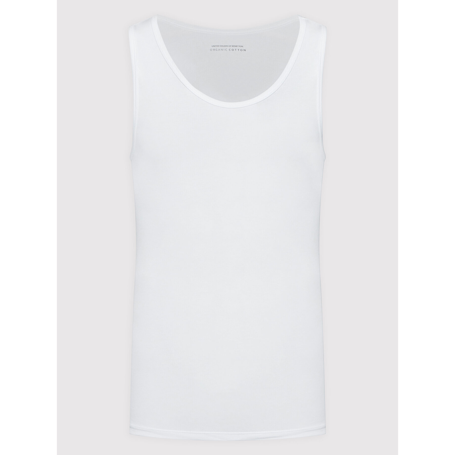 United Colors Of Benetton Мъжки топ 3OP82H257 Бял Regular Fit - Pepit.bg