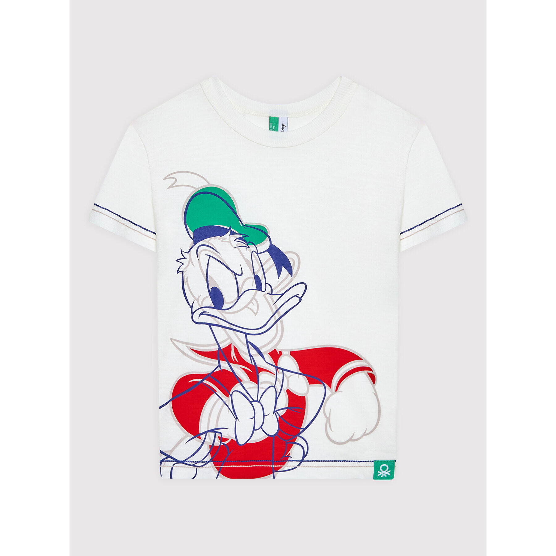 United Colors Of Benetton Пижама DISNEY 3BVX0P00T Бял Regular Fit - Pepit.bg