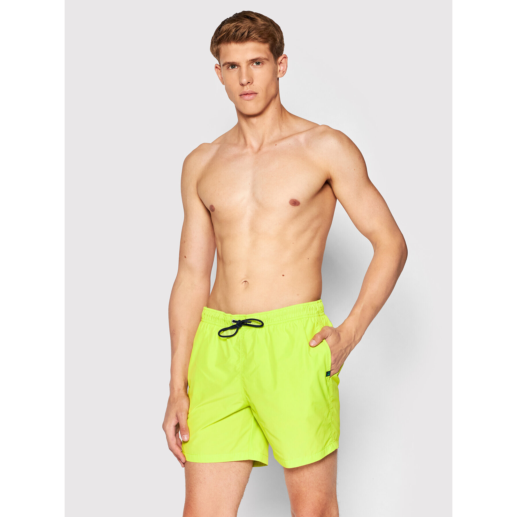 United Colors Of Benetton Плувни шорти 55FK6X002 Зелен Regular Fit - Pepit.bg