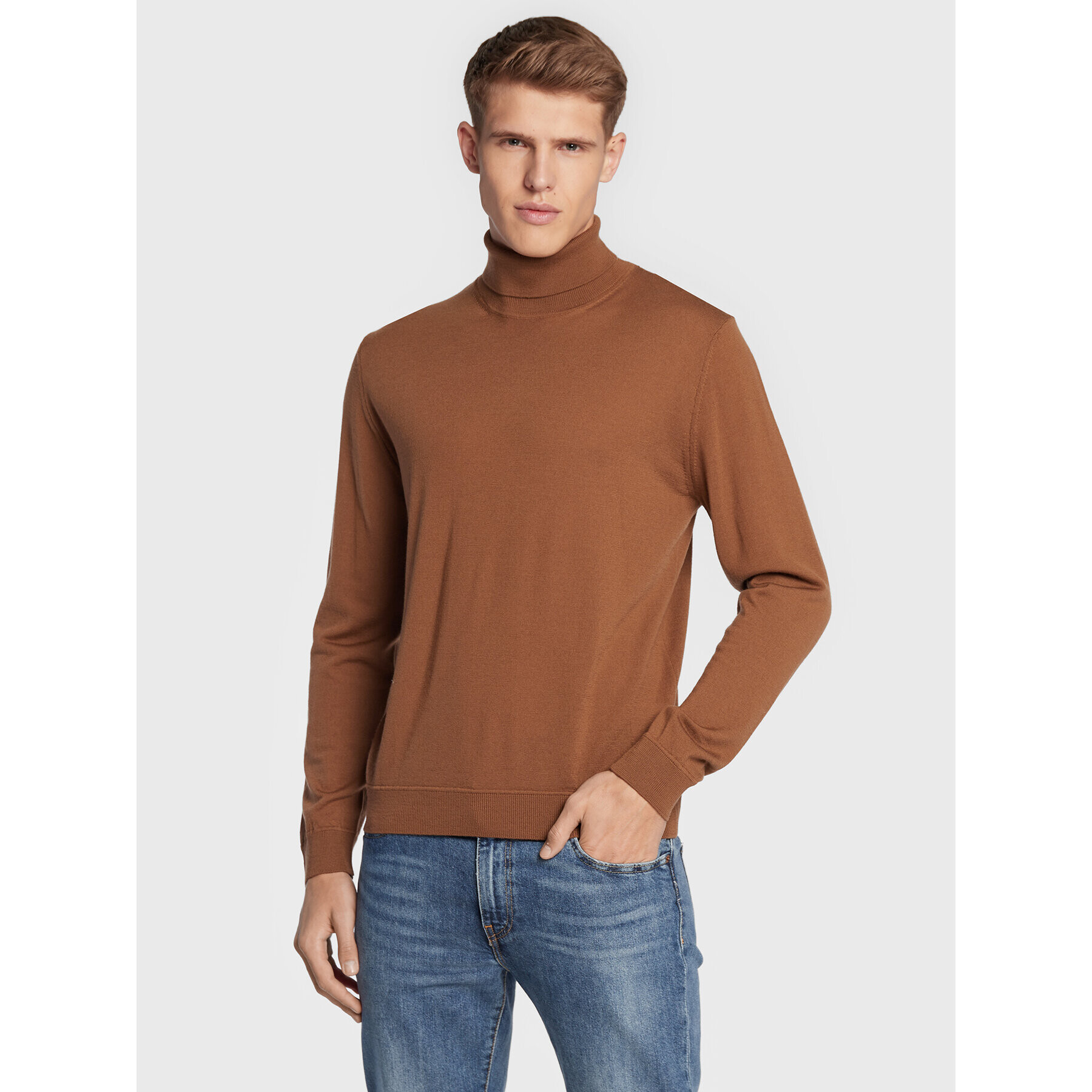 United Colors Of Benetton Поло 1071U2128 Кафяв Regular Fit - Pepit.bg