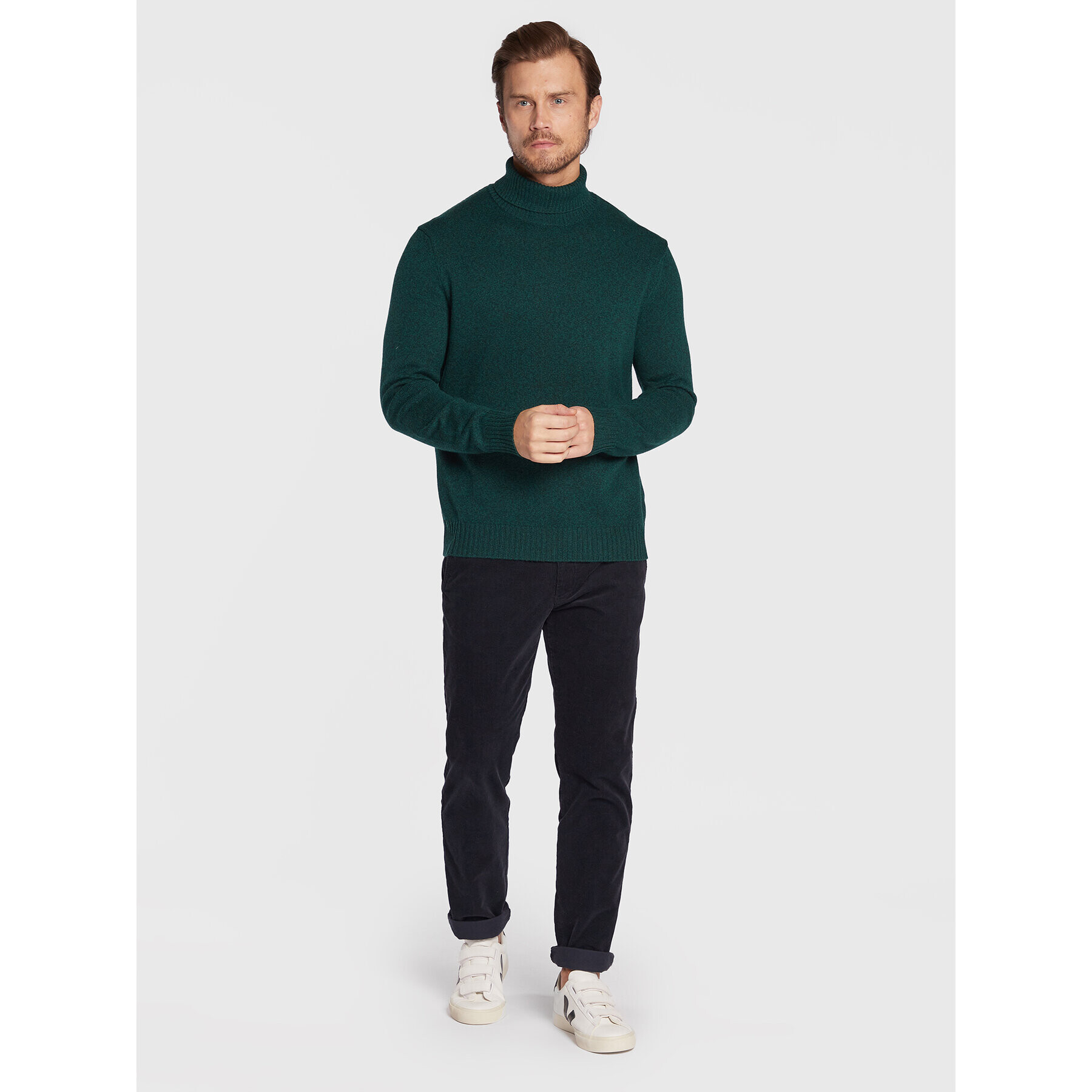 United Colors Of Benetton Поло 1235U2522 Зелен Regular Fit - Pepit.bg