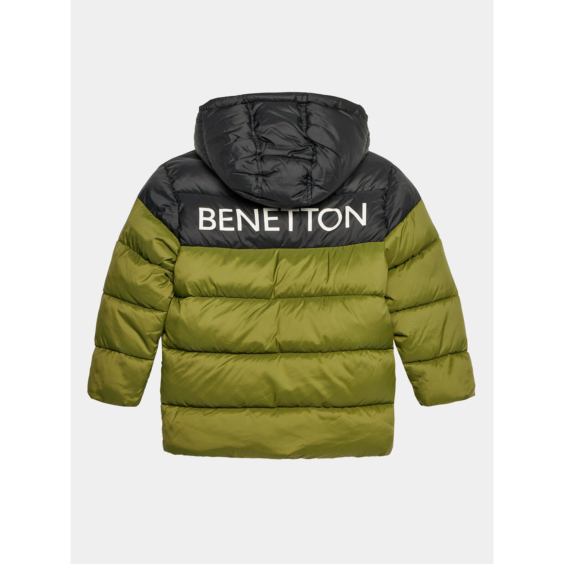 United Colors Of Benetton Пухено яке 2WU0CN02V Зелен Regular Fit - Pepit.bg