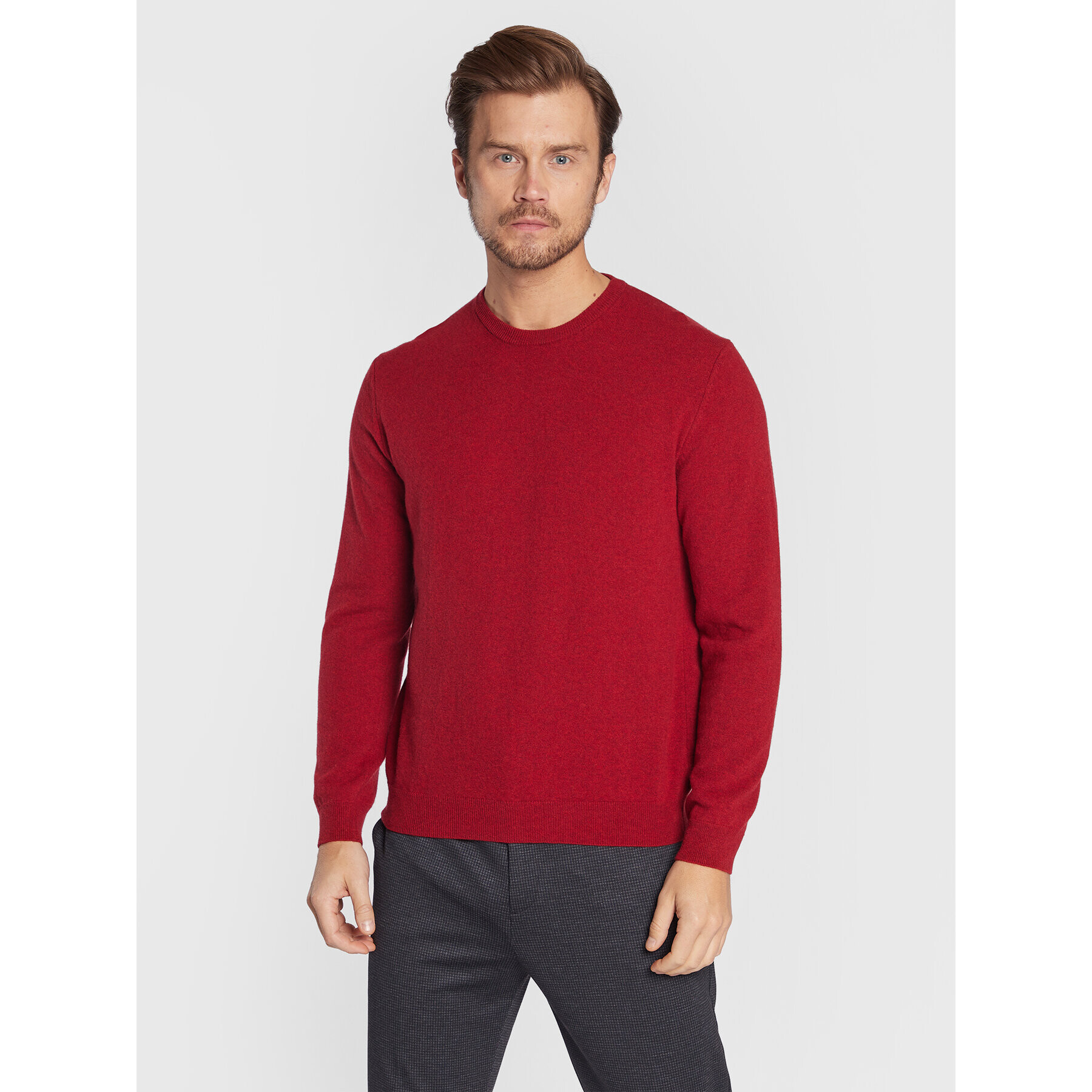 United Colors Of Benetton Пуловер 1002U1G34 Червен Regular Fit - Pepit.bg