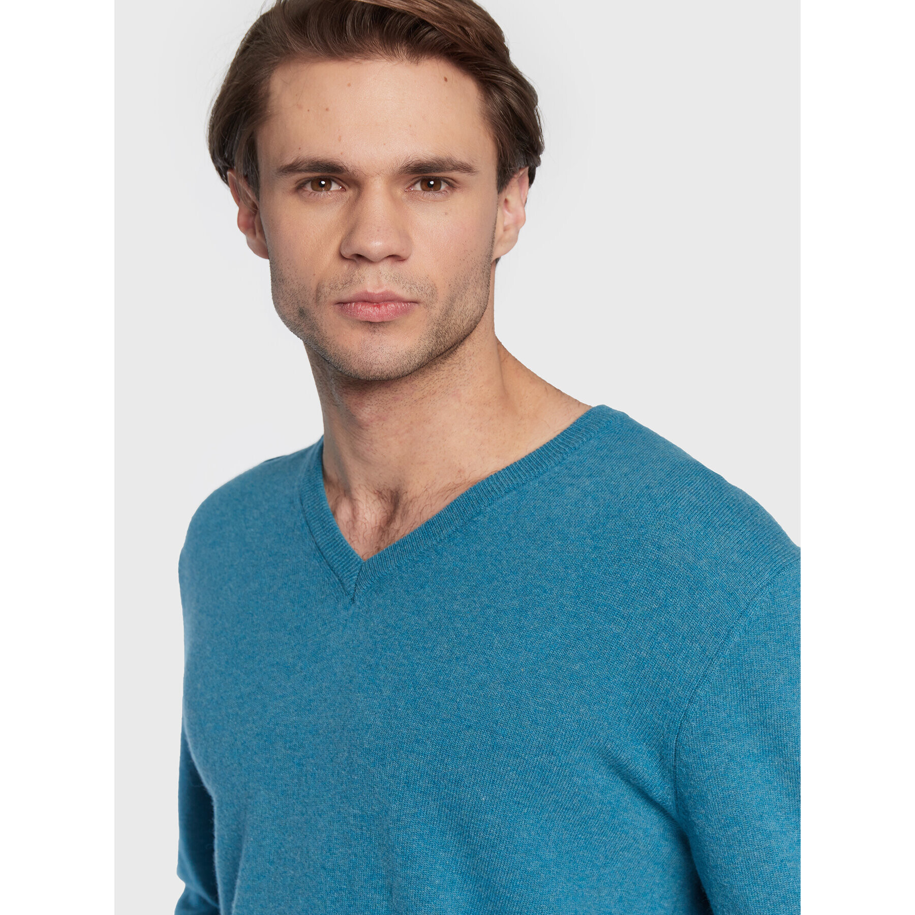 United Colors Of Benetton Пуловер 1002U4407 Син Regular Fit - Pepit.bg