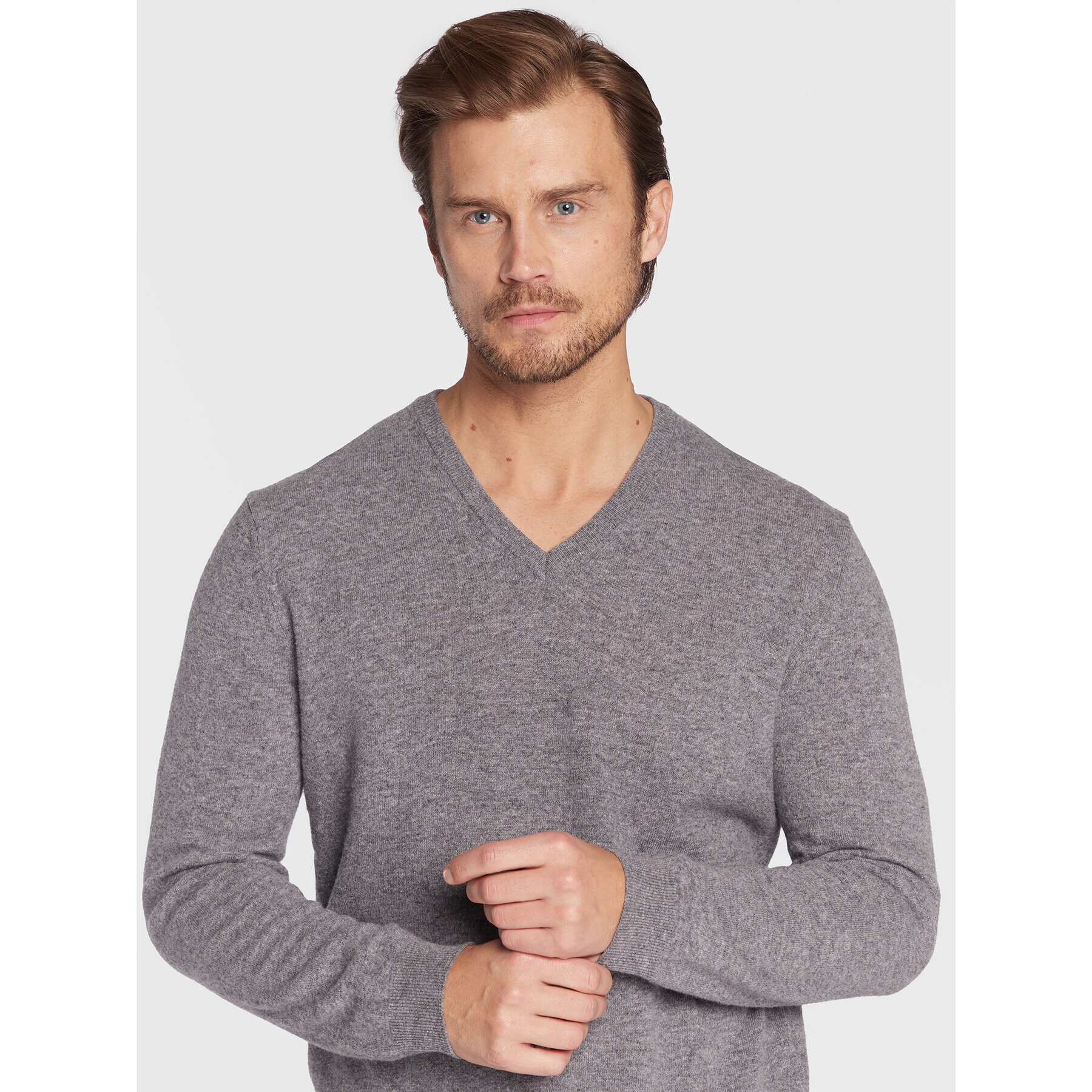 United Colors Of Benetton Пуловер 1002U4407 Сив Regular Fit - Pepit.bg