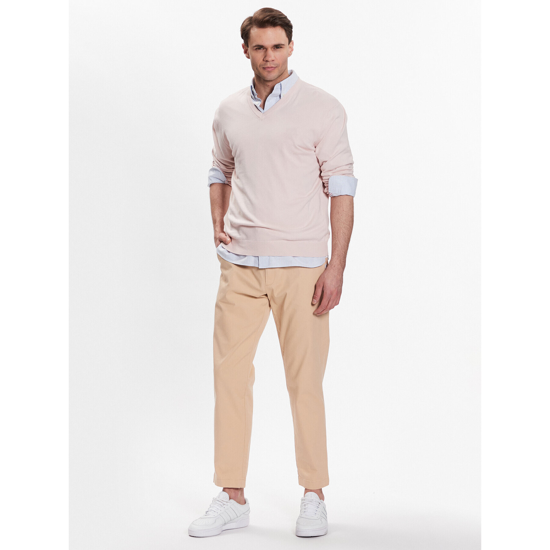 United Colors Of Benetton Пуловер 1098U4486 Розов Regular Fit - Pepit.bg