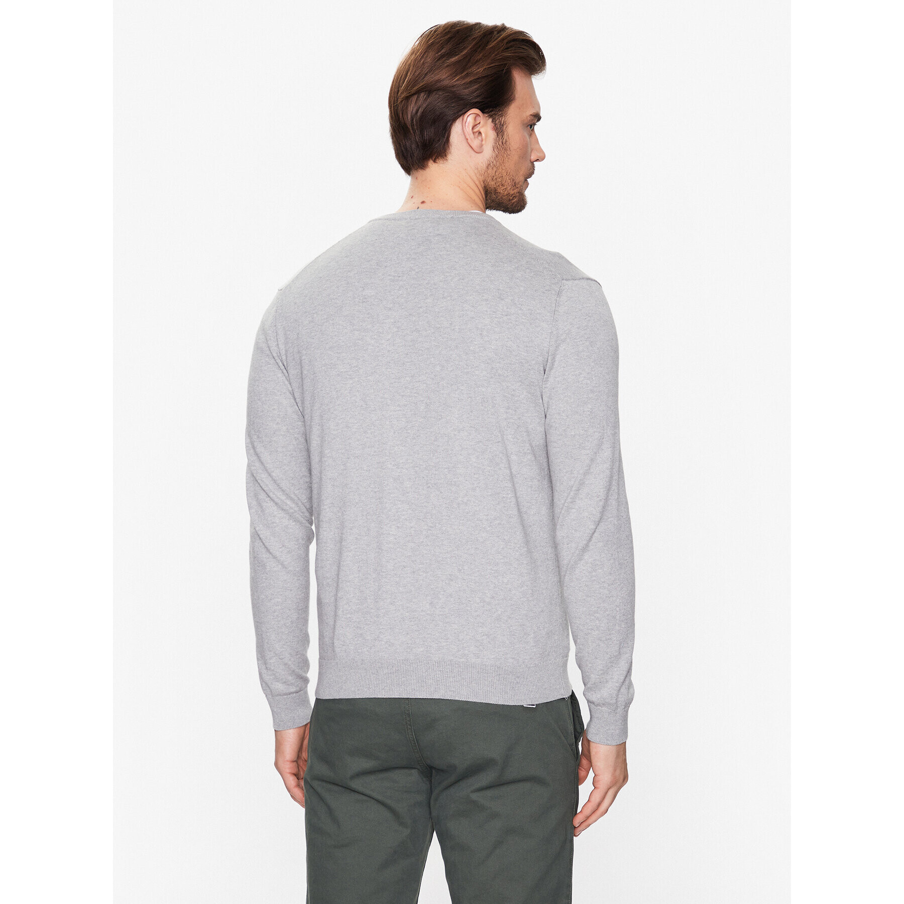 United Colors Of Benetton Пуловер 1098U4486 Сив Regular Fit - Pepit.bg