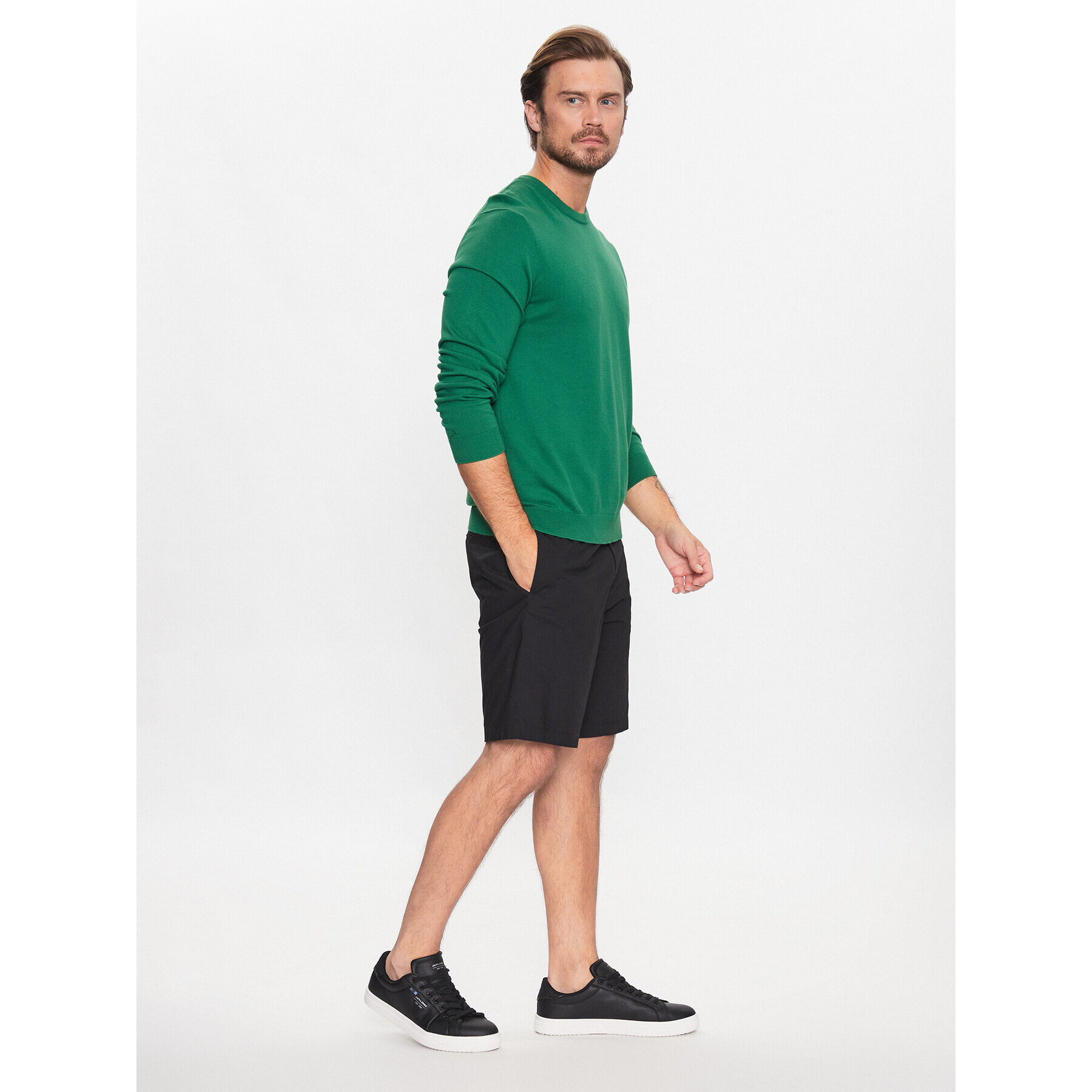 United Colors Of Benetton Шорти от плат 4PUKU900E Черен Regular Fit - Pepit.bg