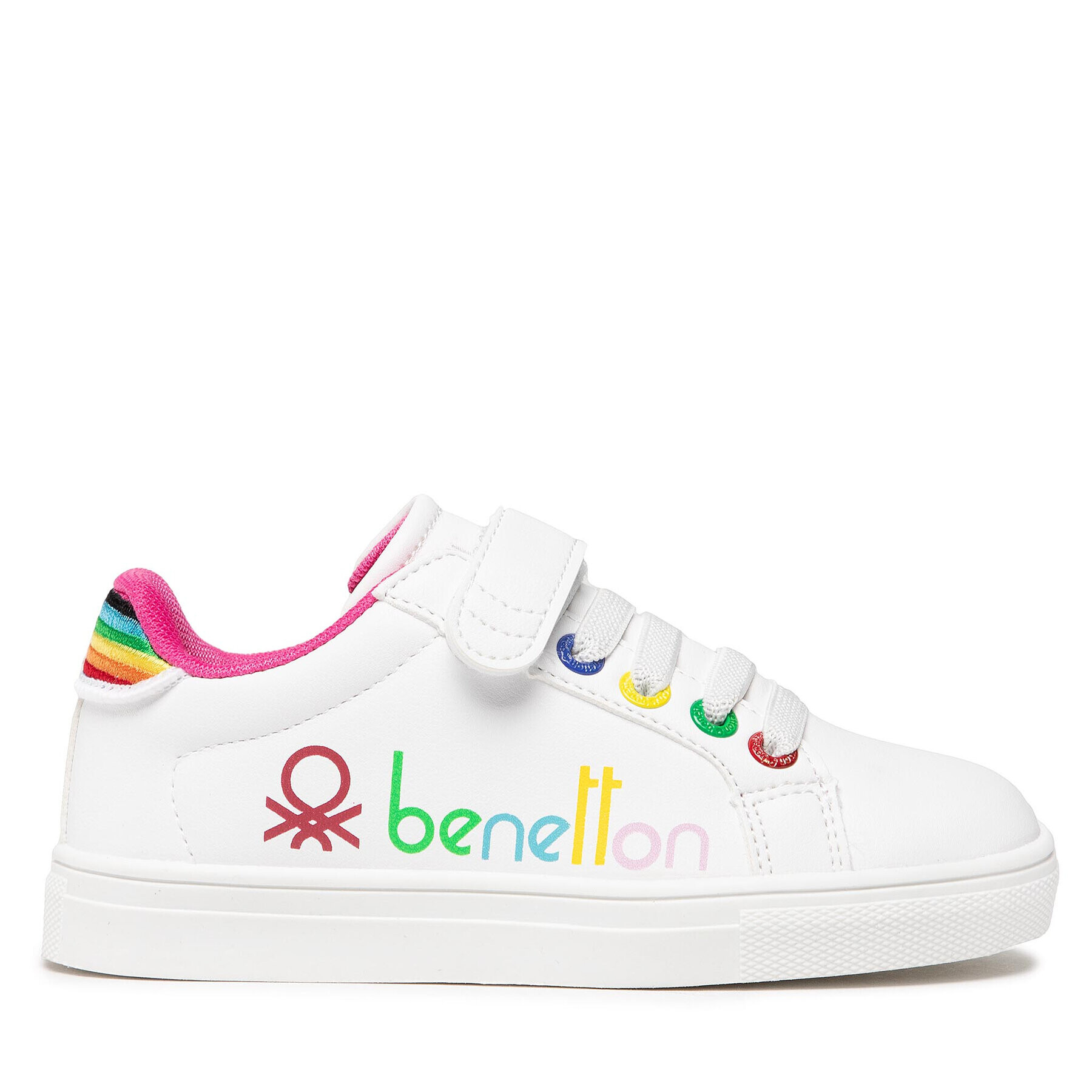 United Colors Of Benetton Сникърси Swiftly BTK214102 Бял - Pepit.bg