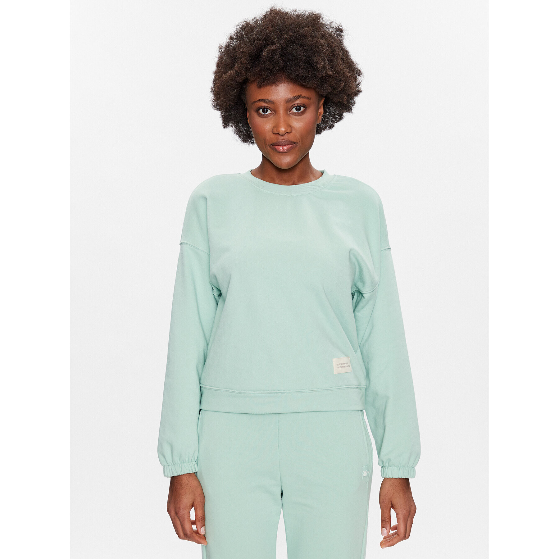 United Colors Of Benetton Суитшърт 31NB3M03M Зелен Regular Fit - Pepit.bg