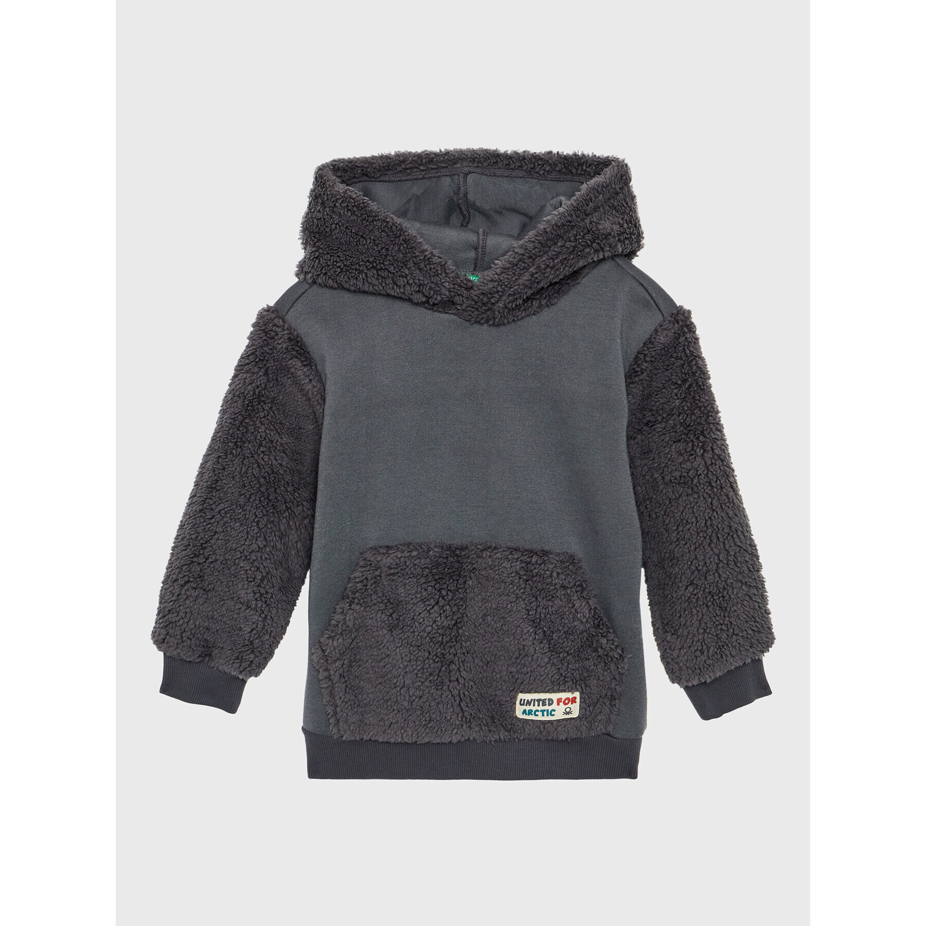 United Colors Of Benetton Суитшърт 34NEG501K Сив Regular Fit - Pepit.bg