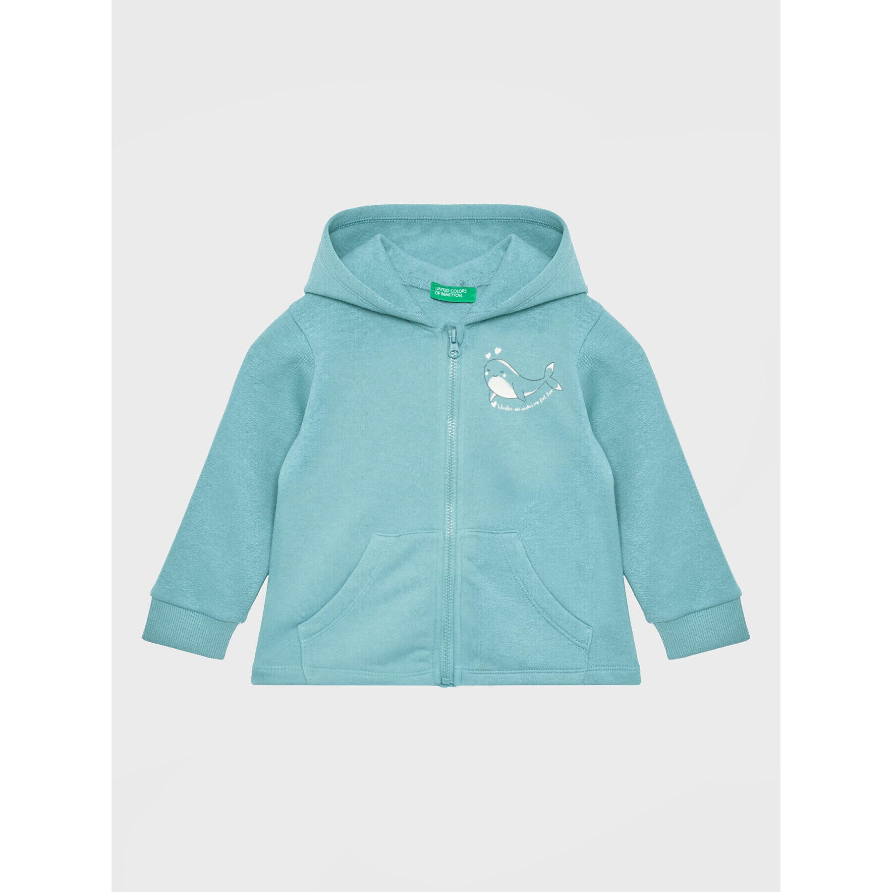 United Colors Of Benetton Суитшърт 35TMG501I Син Regular Fit - Pepit.bg