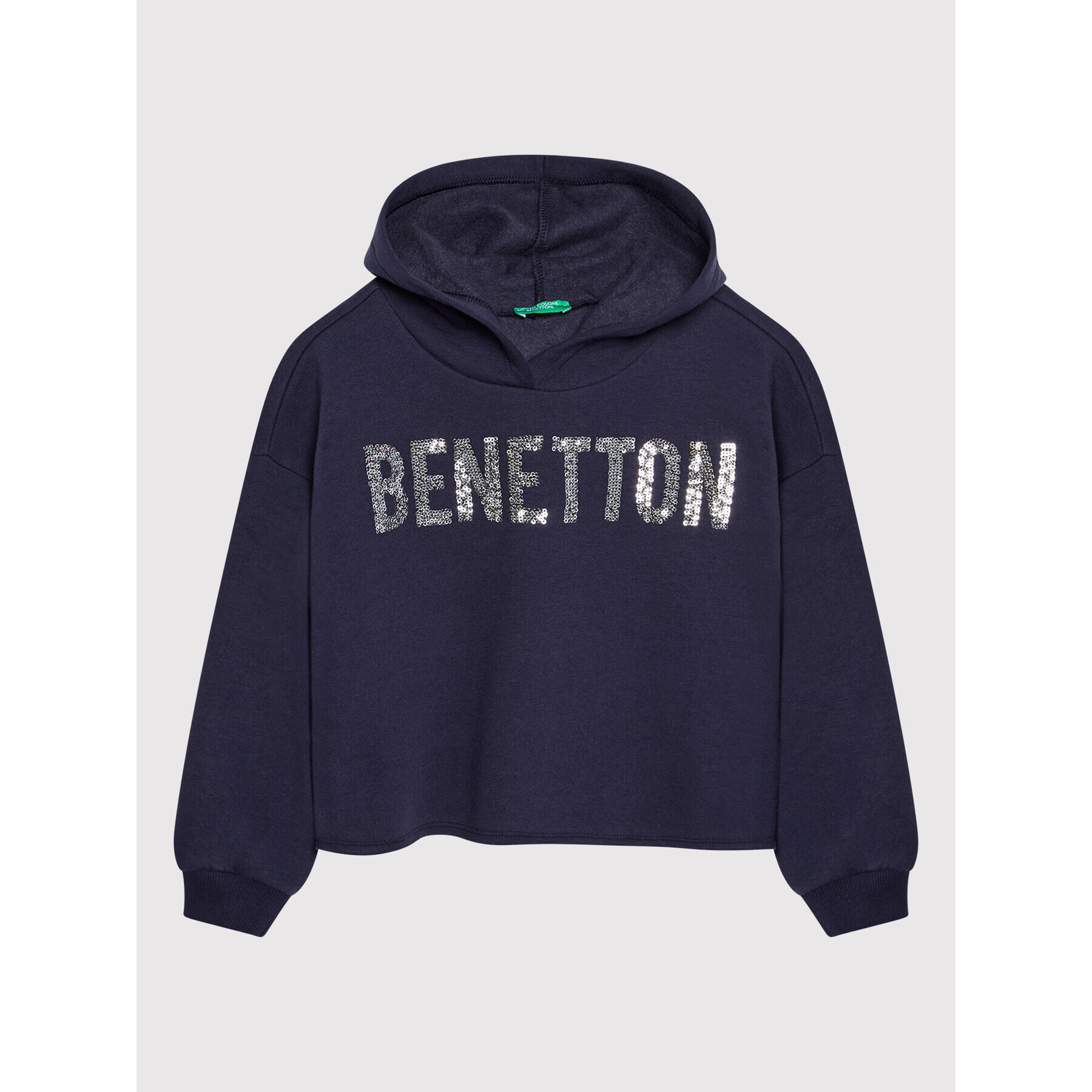 United Colors Of Benetton Суитшърт 39M2C200F Тъмносин Regular Fit - Pepit.bg