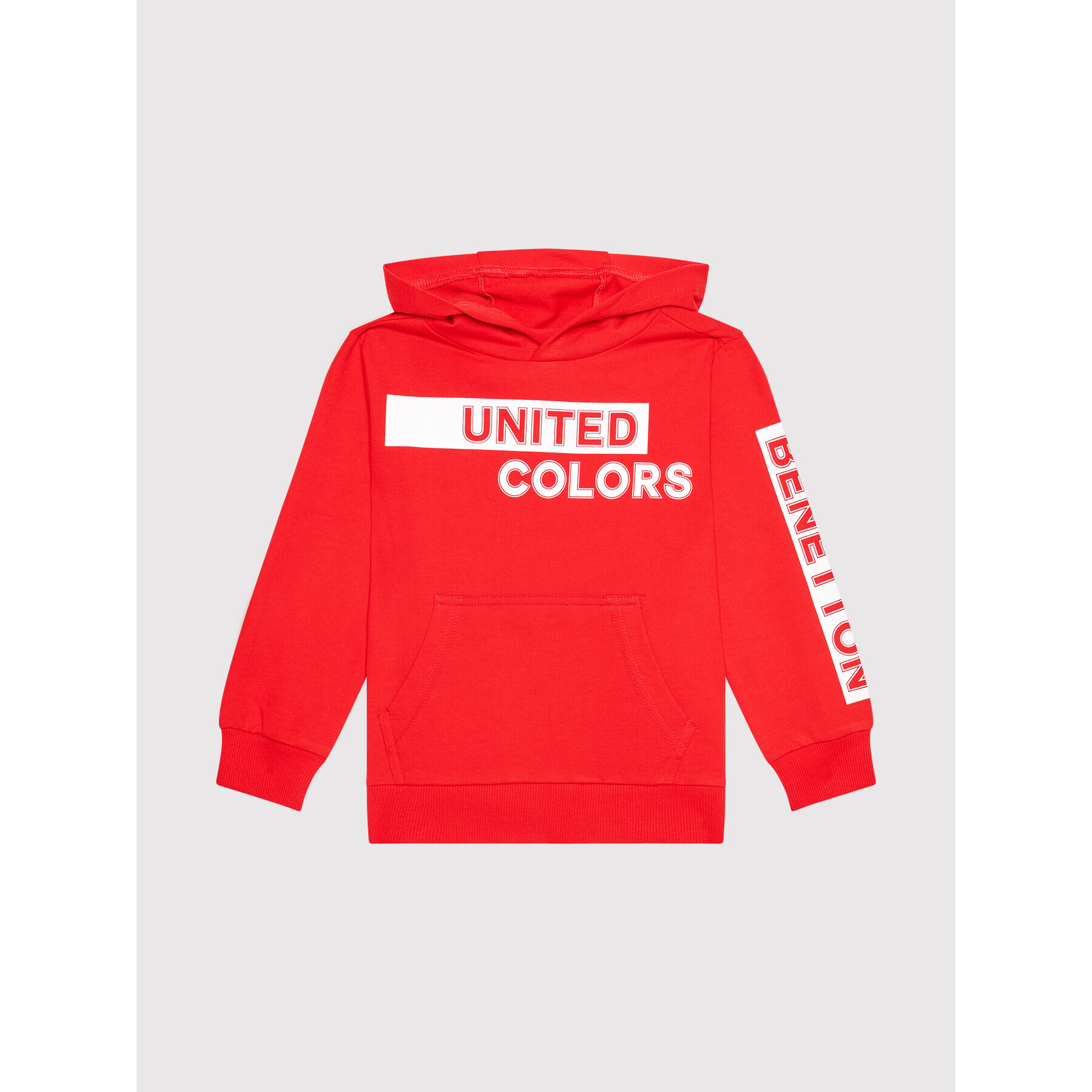 United Colors Of Benetton Суитшърт 3BC1C2262 Червен Regular Fit - Pepit.bg