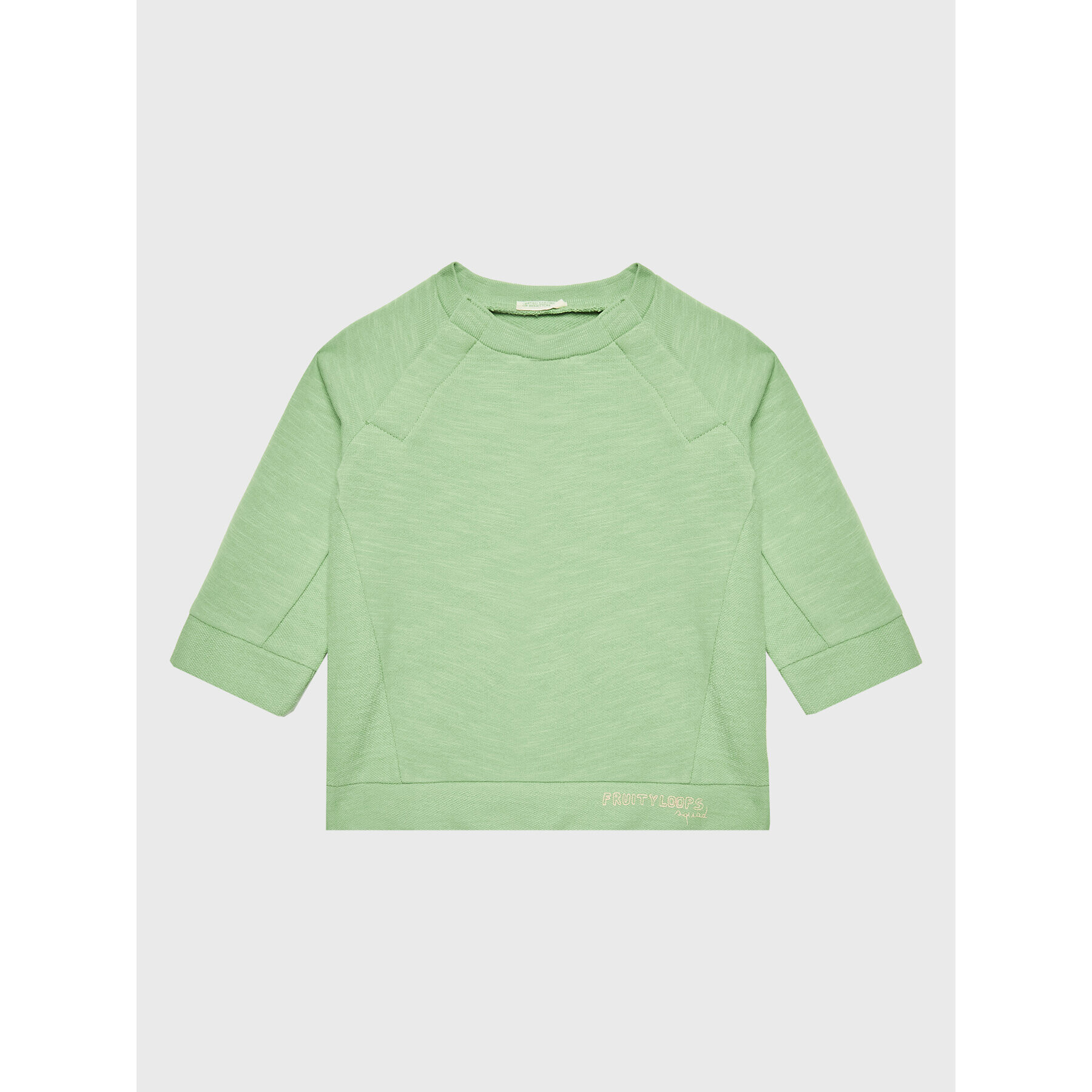 United Colors Of Benetton Суитшърт 3BGUA102F Зелен Regular Fit - Pepit.bg