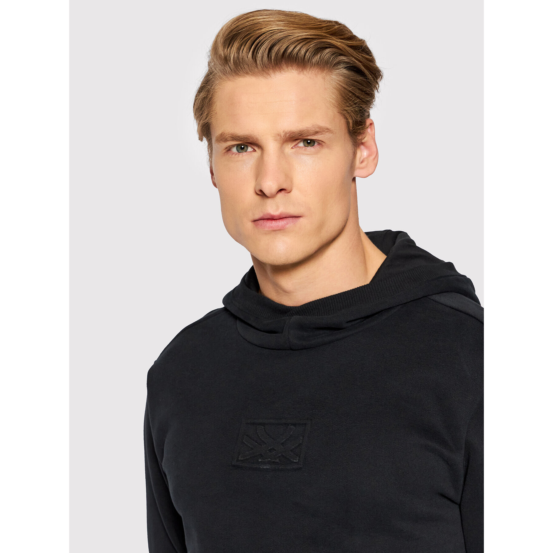 United Colors Of Benetton Суитшърт 3EB5U2004 Черен Regular Fit - Pepit.bg