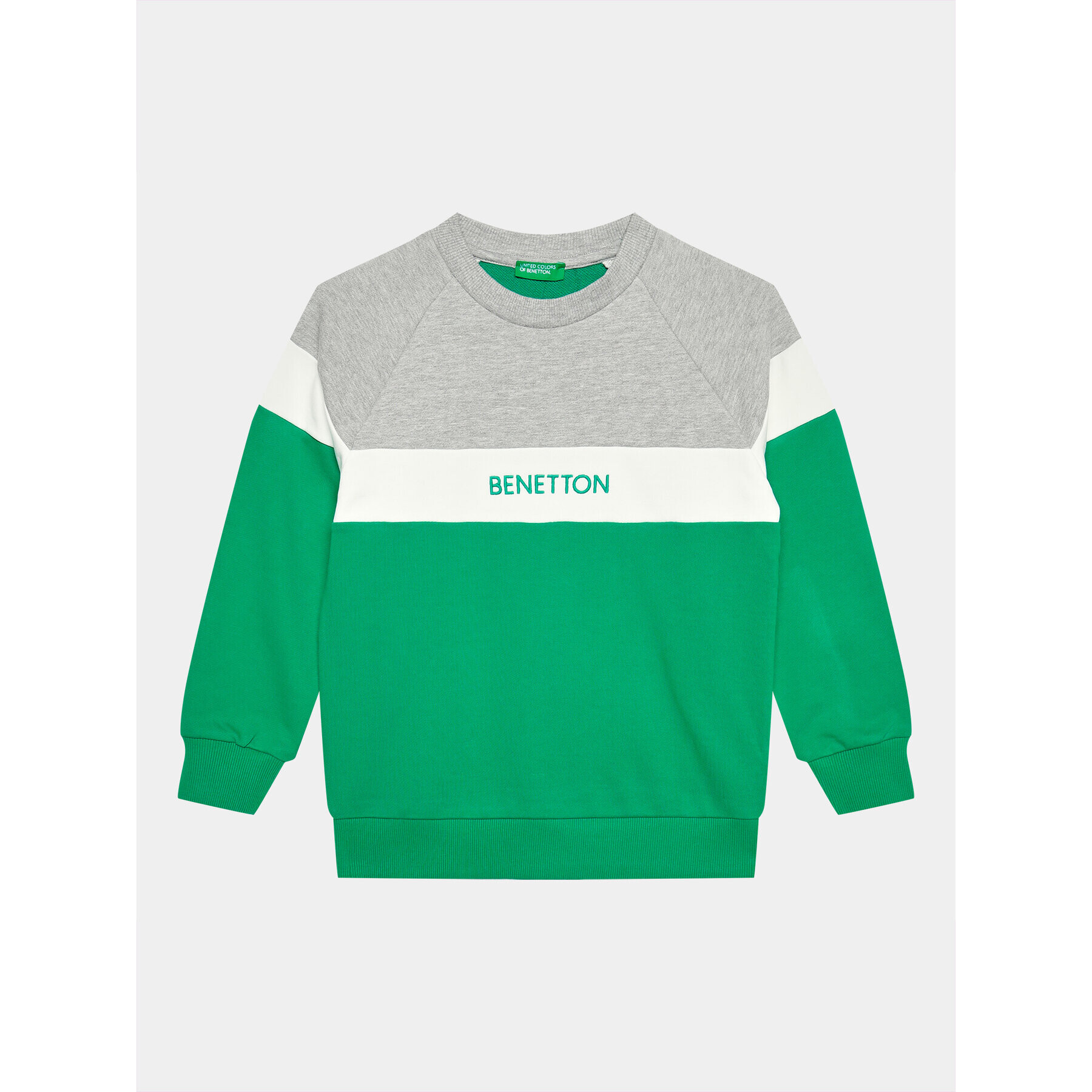 United Colors Of Benetton Суитшърт 3FPPC10DZ Зелен Regular Fit - Pepit.bg