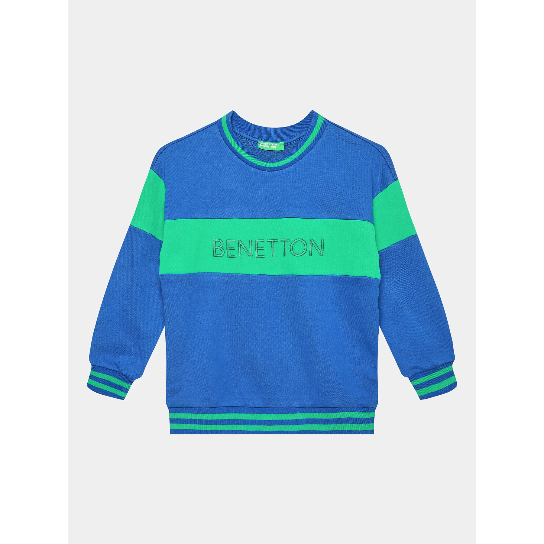 United Colors Of Benetton Суитшърт 3FPPC202R Син Regular Fit - Pepit.bg