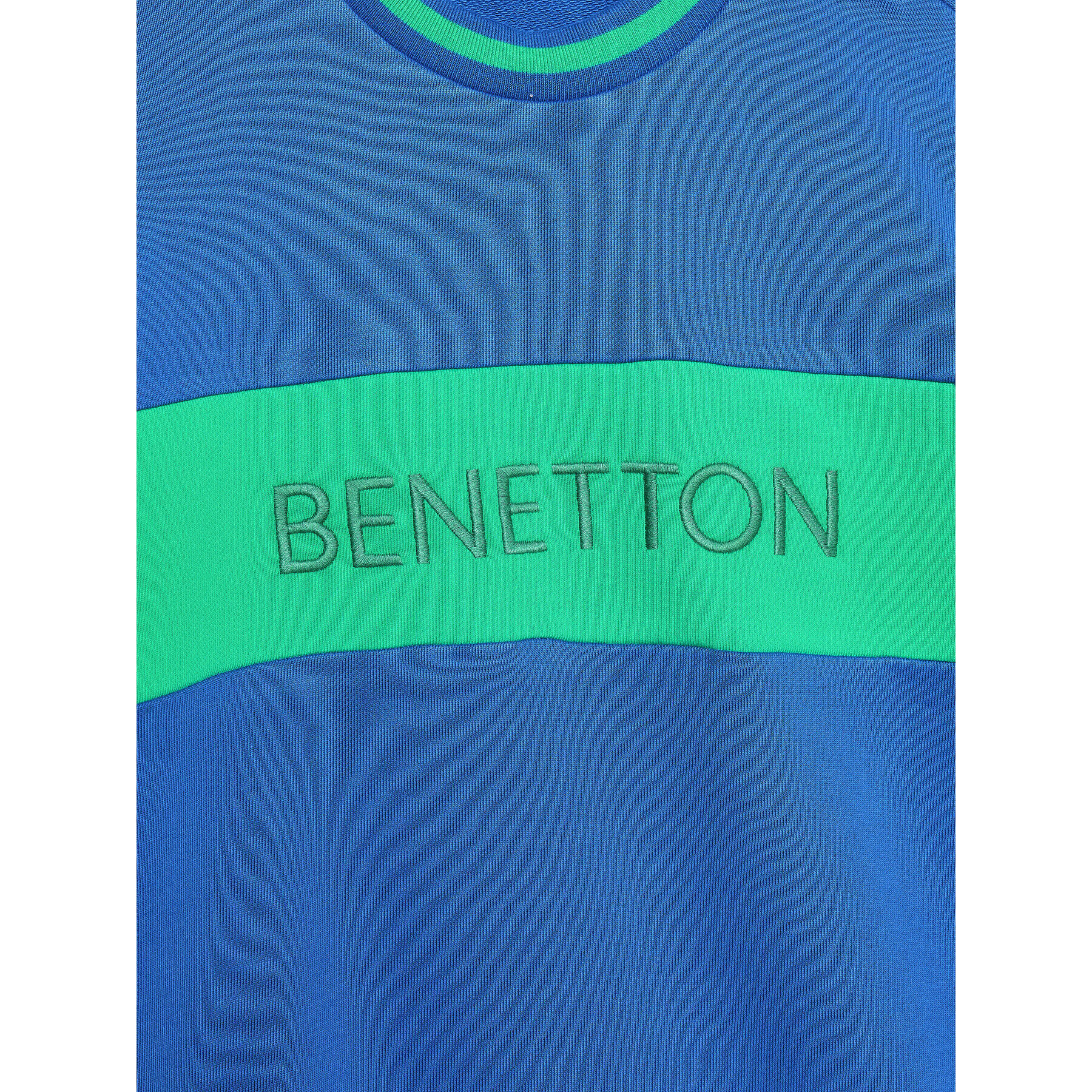 United Colors Of Benetton Суитшърт 3FPPC202R Син Regular Fit - Pepit.bg