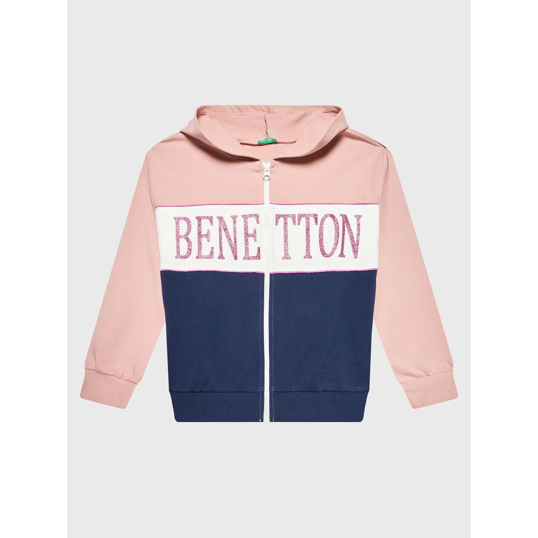 United Colors Of Benetton Суитшърт 3GNSC501C Розов Regular Fit - Pepit.bg