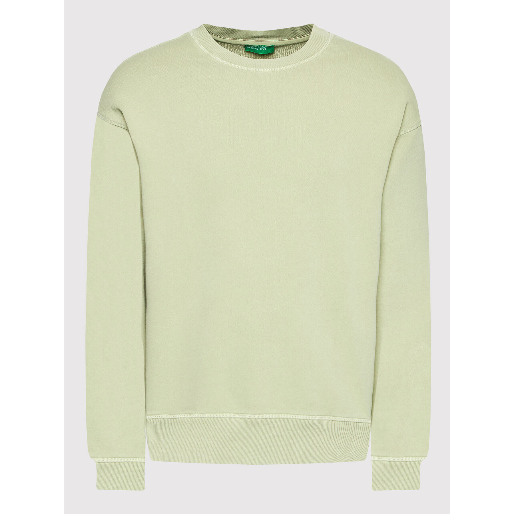 United Colors Of Benetton Суитшърт 3HQLU1025 Зелен Relaxed Fit - Pepit.bg