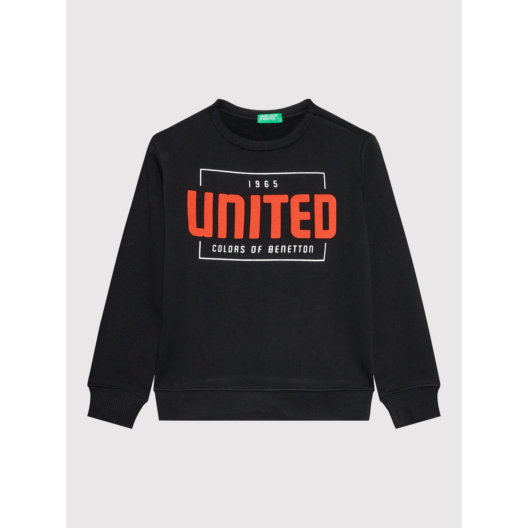 United Colors Of Benetton Суитшърт 3J68C105R Черен Regular Fit - Pepit.bg