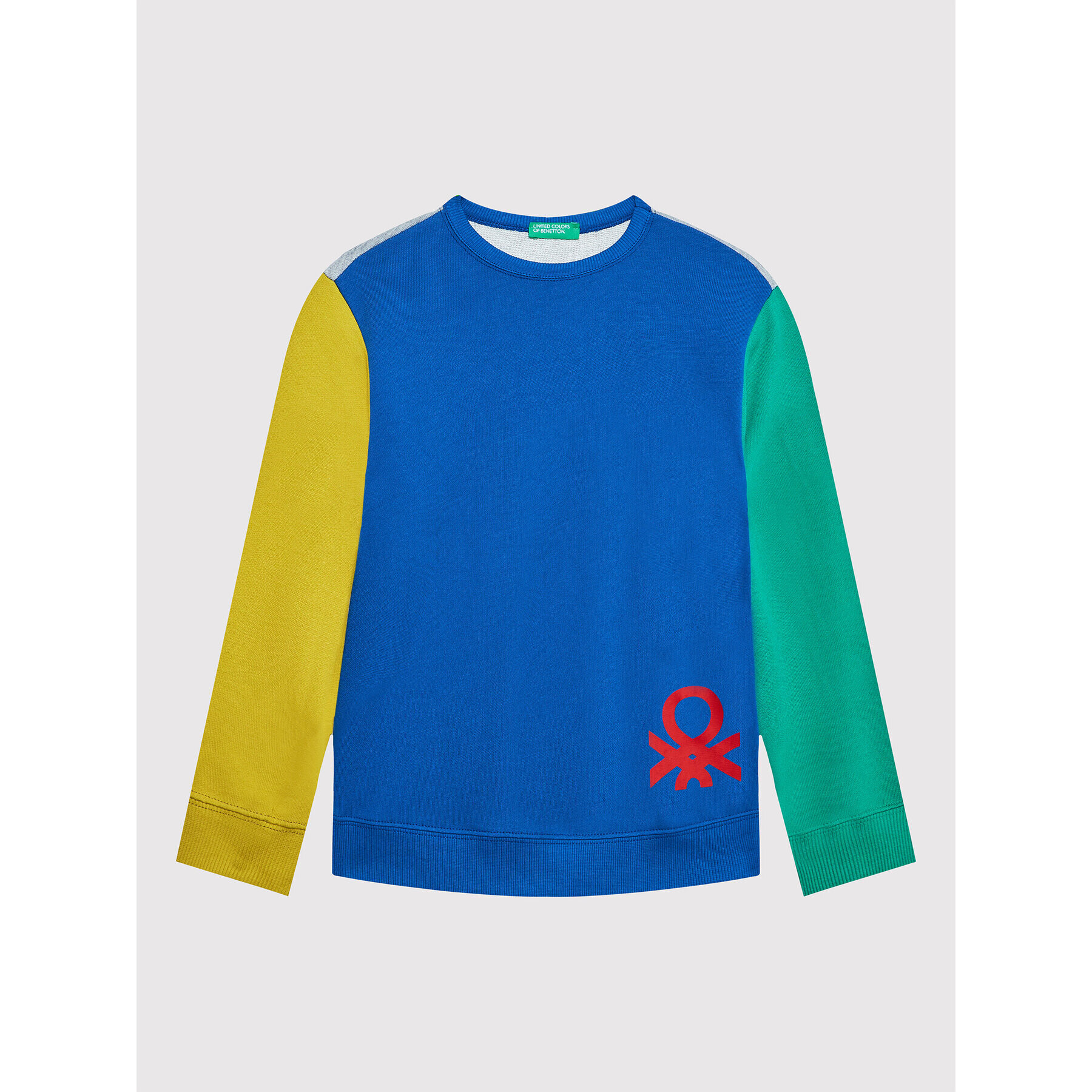 United Colors Of Benetton Суитшърт 3J68C105R Син Regular Fit - Pepit.bg