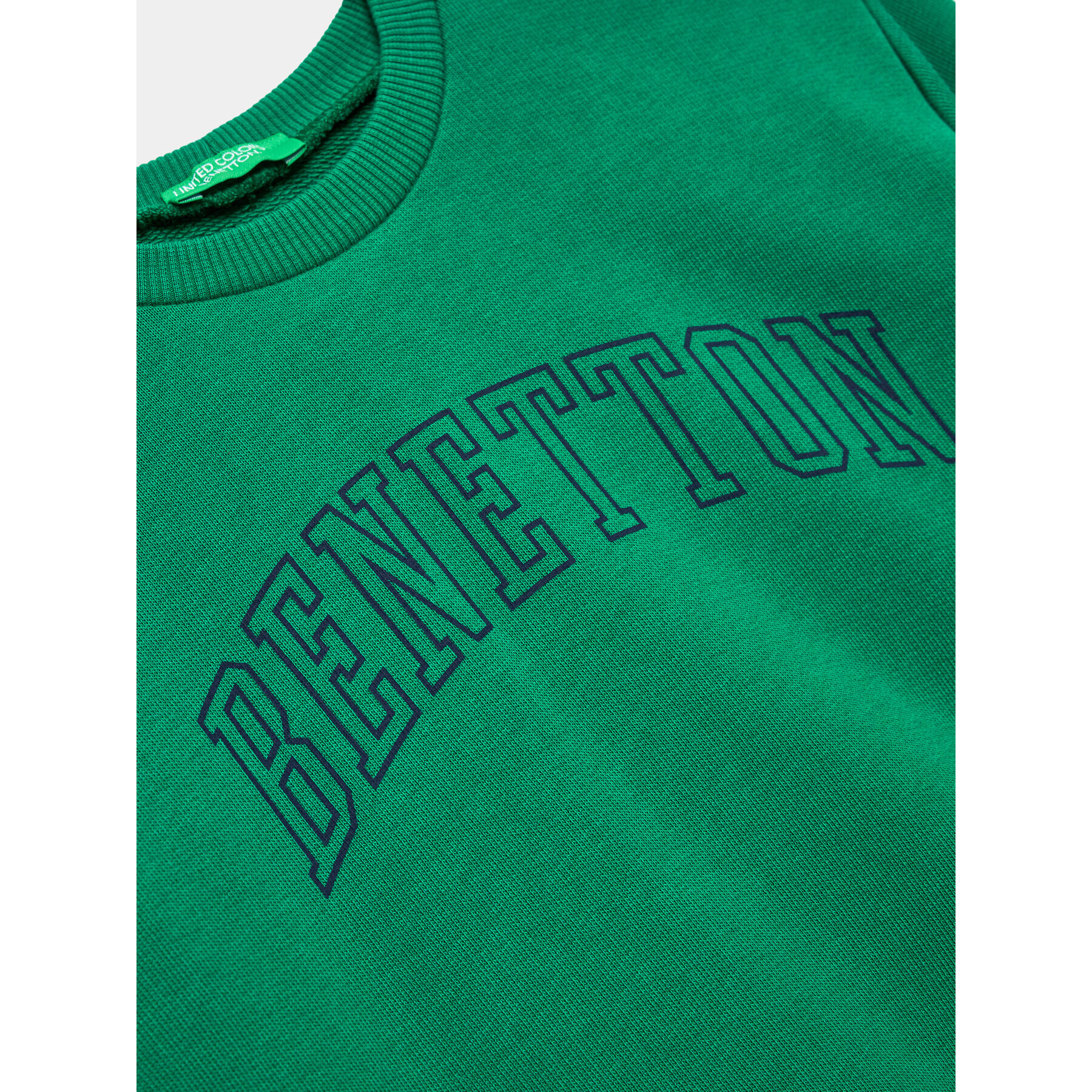 United Colors Of Benetton Суитшърт 3J68C10D4 Зелен Regular Fit - Pepit.bg