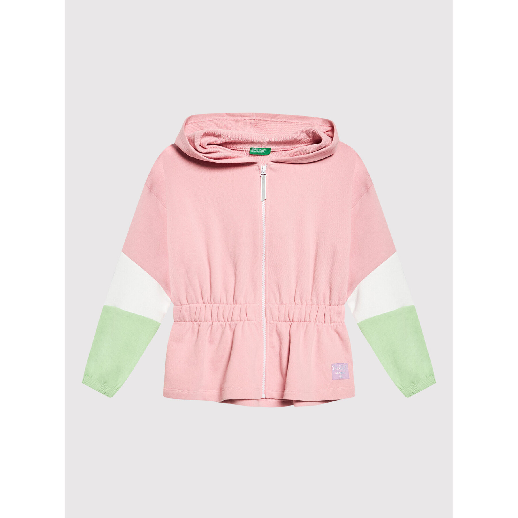 United Colors Of Benetton Суитшърт 3J68C500I Розов Regular Fit - Pepit.bg