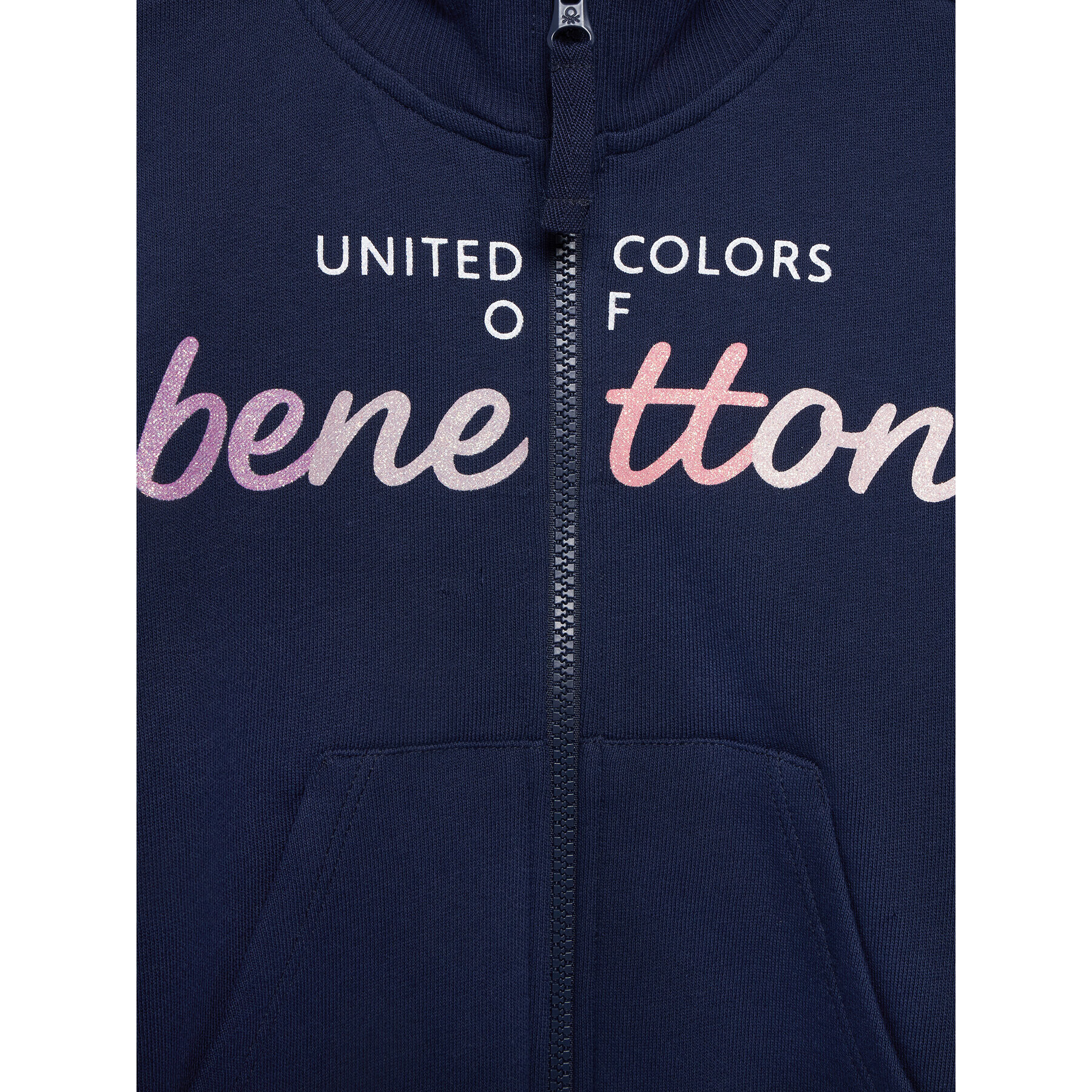 United Colors Of Benetton Суитшърт 3J68C5972 Тъмносин Regular Fit - Pepit.bg