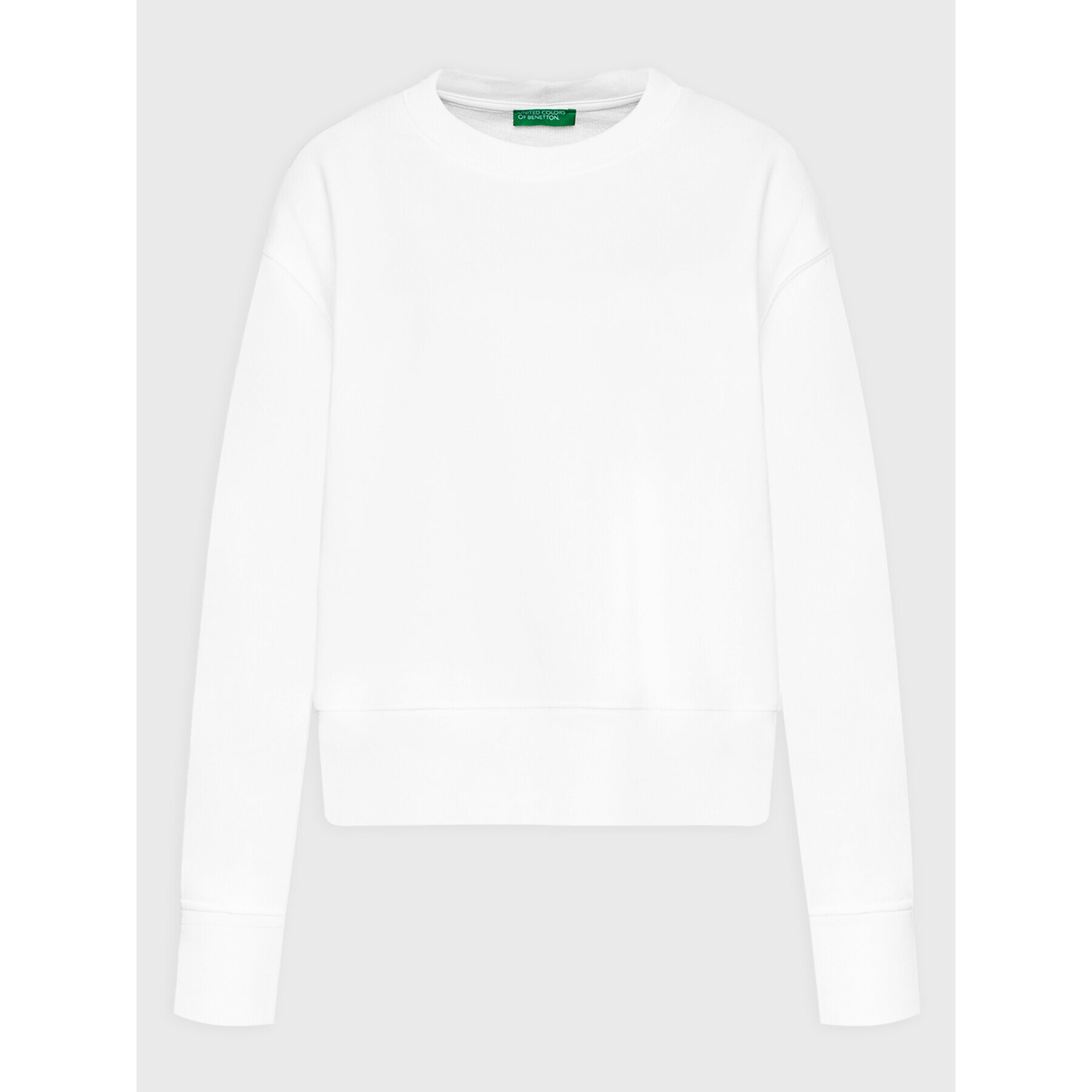 United Colors Of Benetton Суитшърт 3J68D101W Бял Oversize - Pepit.bg