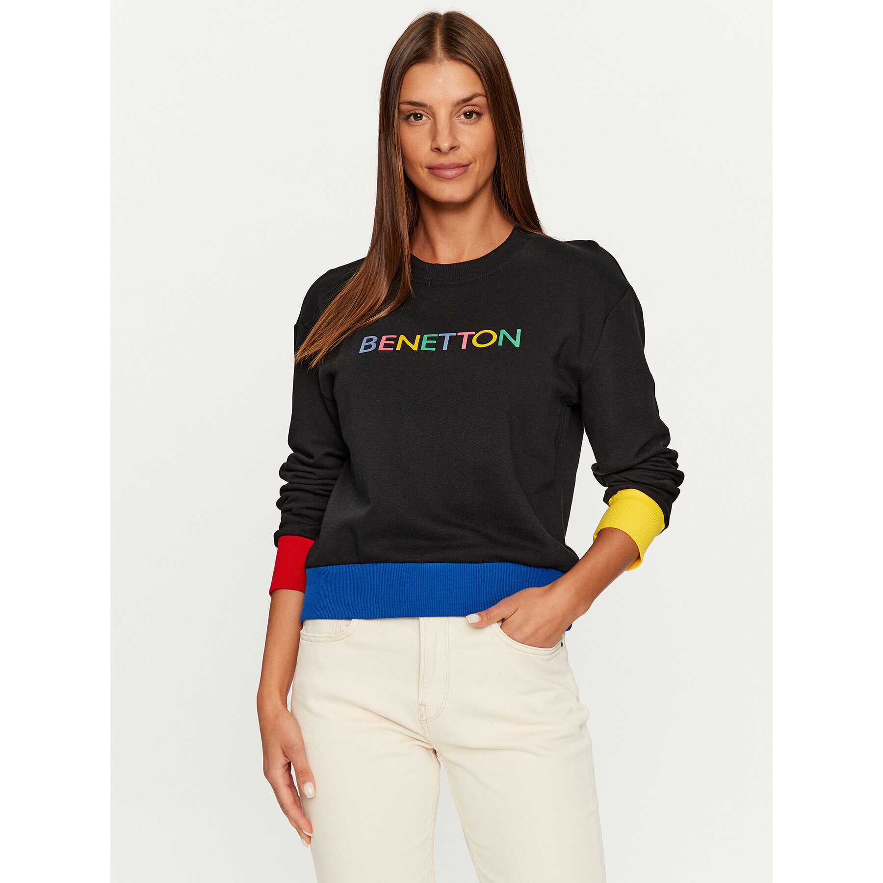 United Colors Of Benetton Суитшърт 3J68D104C Цветен Comfort Fit - Pepit.bg