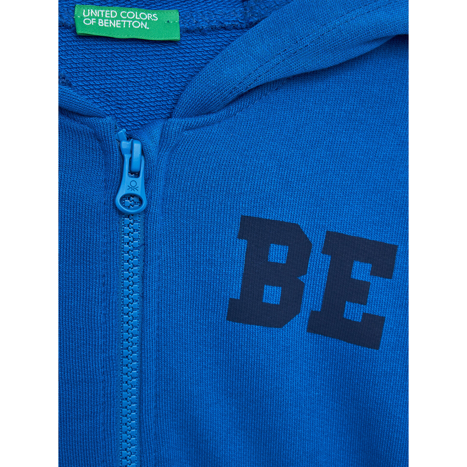 United Colors Of Benetton Суитшърт 3J68G5023 Син Regular Fit - Pepit.bg