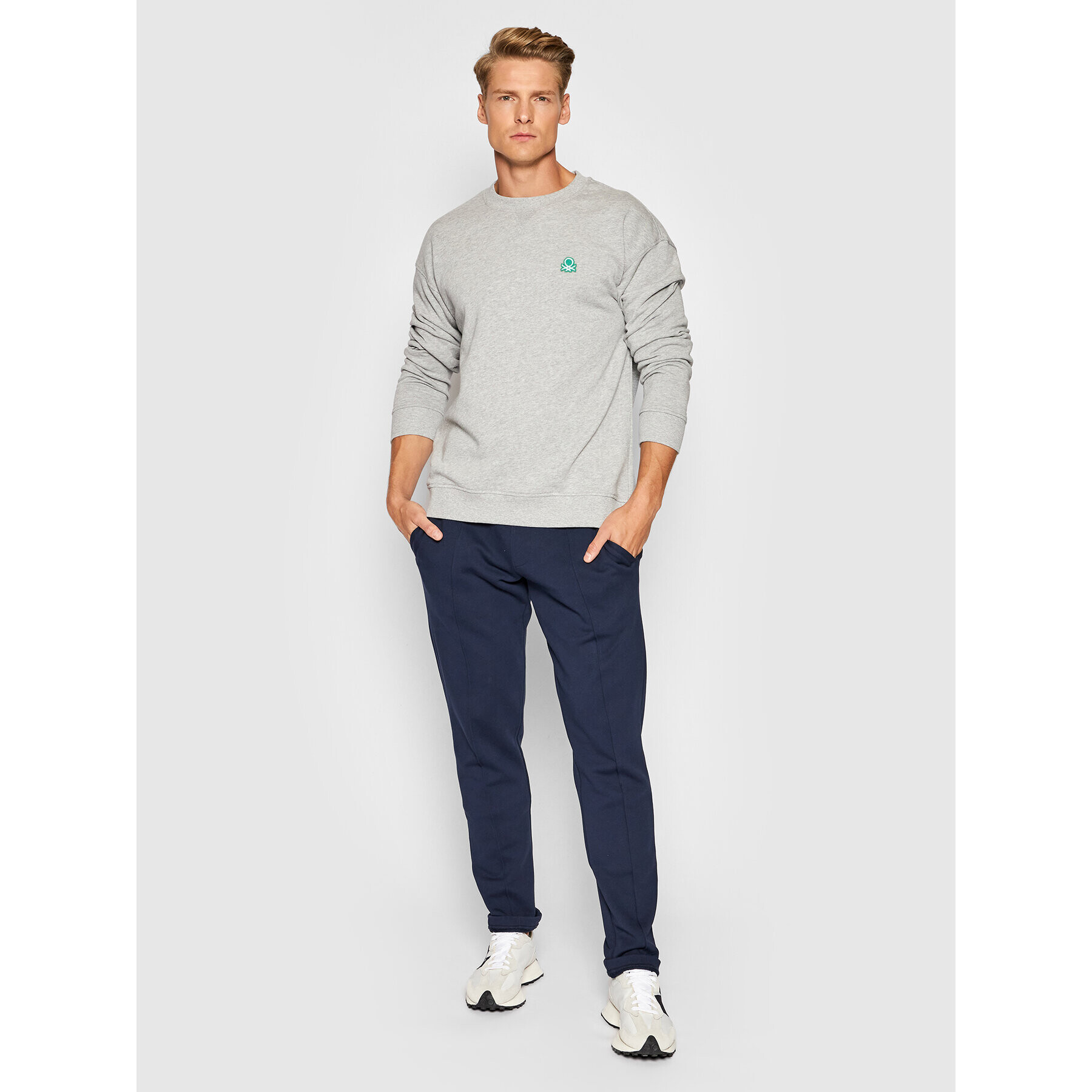 United Colors Of Benetton Суитшърт 3J68J17I4 Сив Regular Fit - Pepit.bg