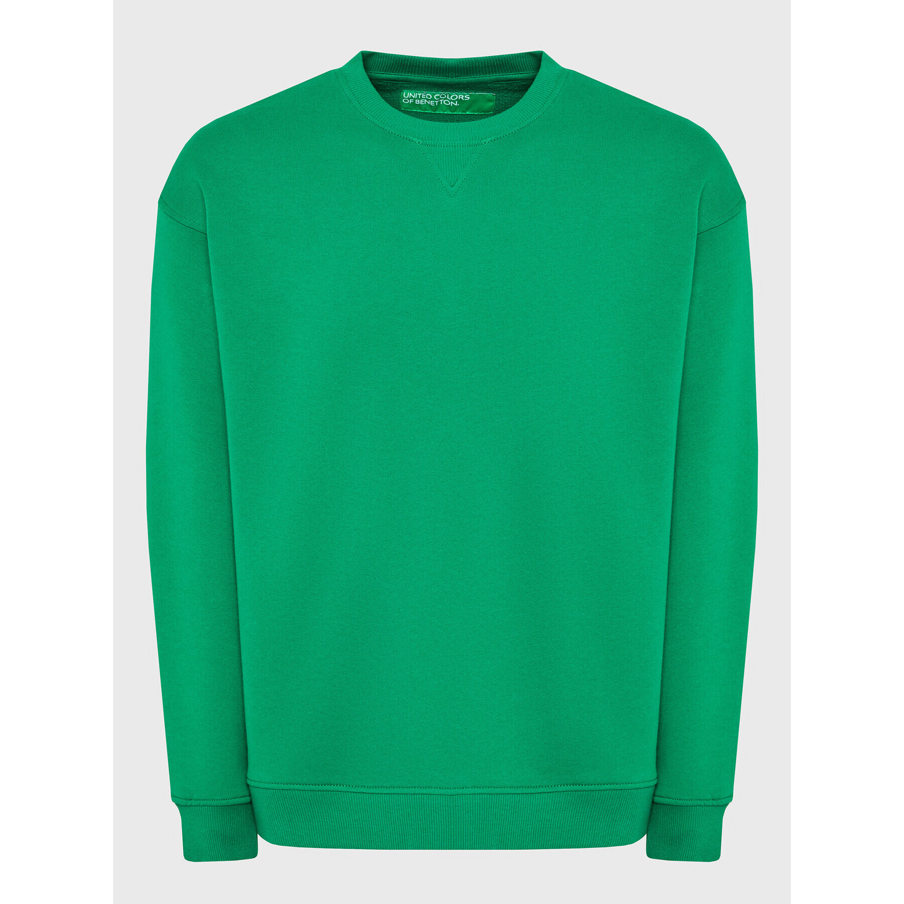 United Colors Of Benetton Суитшърт 3J68U1009 Зелен Regular Fit - Pepit.bg