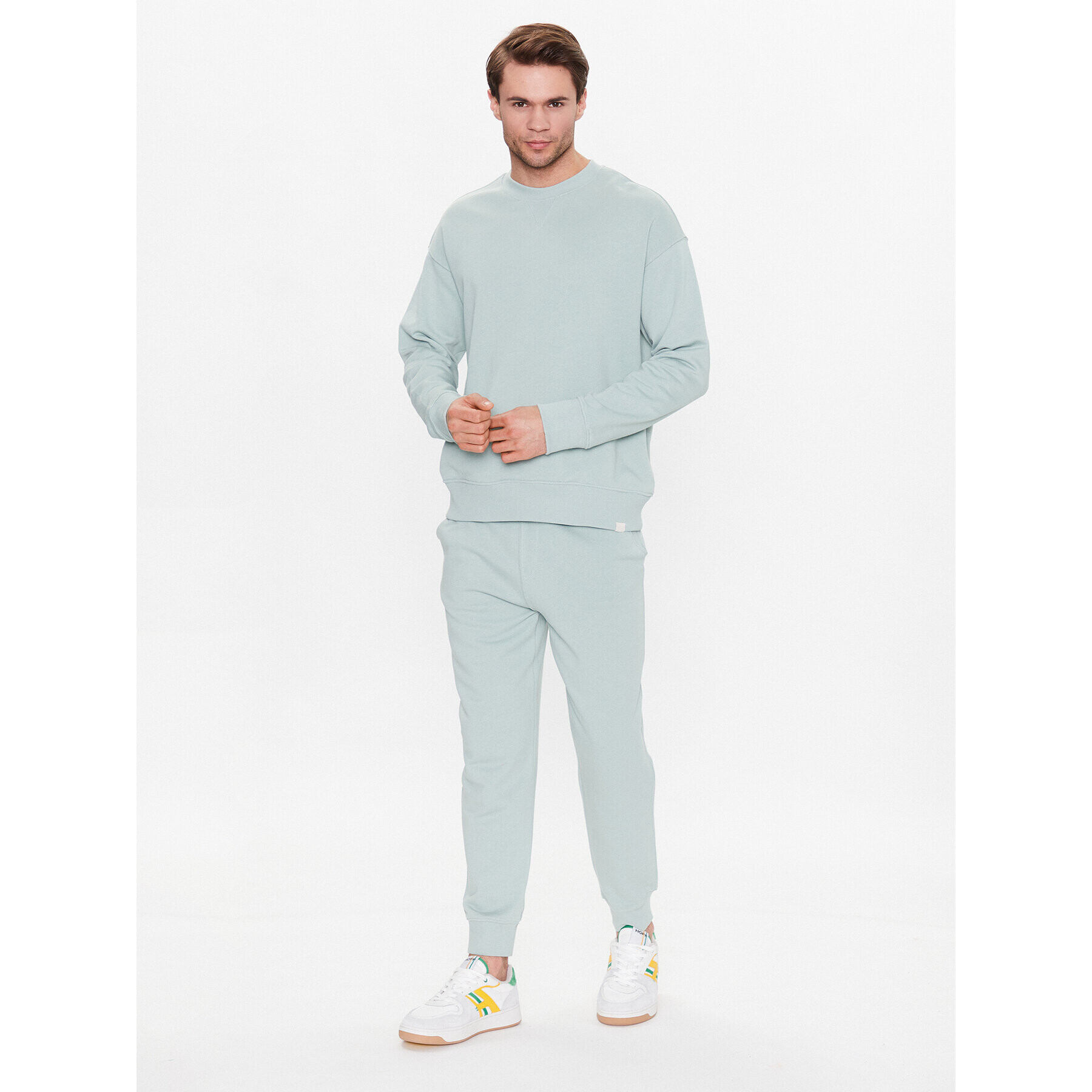 United Colors Of Benetton Суитшърт 3J68U1009 Зелен Regular Fit - Pepit.bg