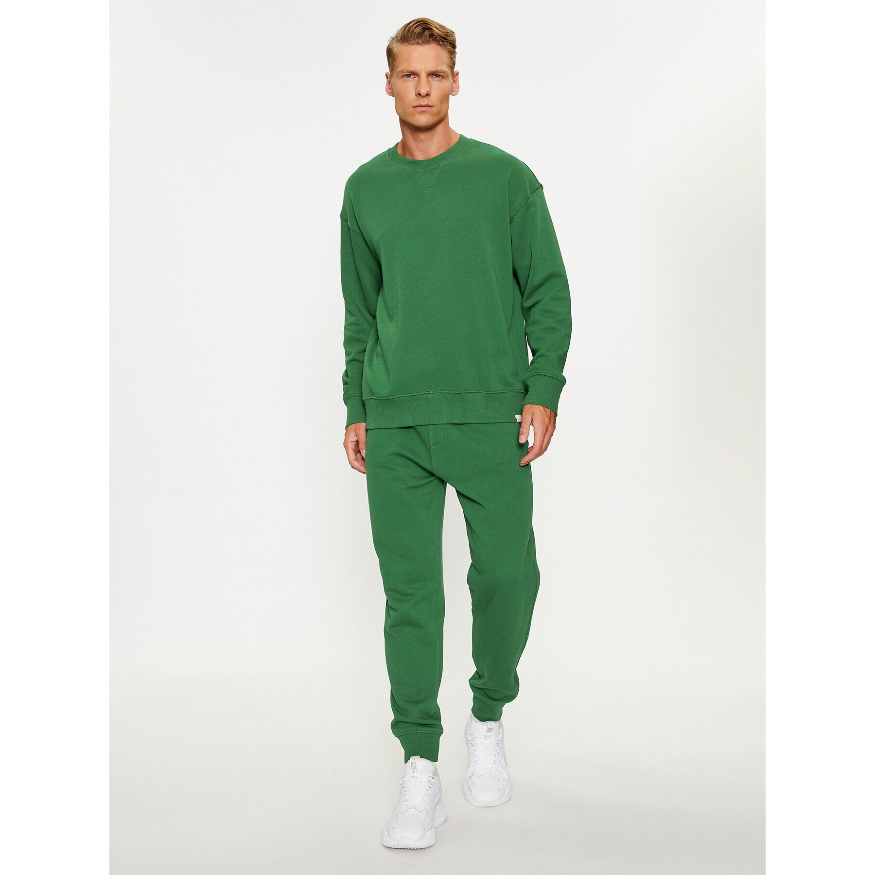 United Colors Of Benetton Суитшърт 3J68U1009 Зелен Regular Fit - Pepit.bg