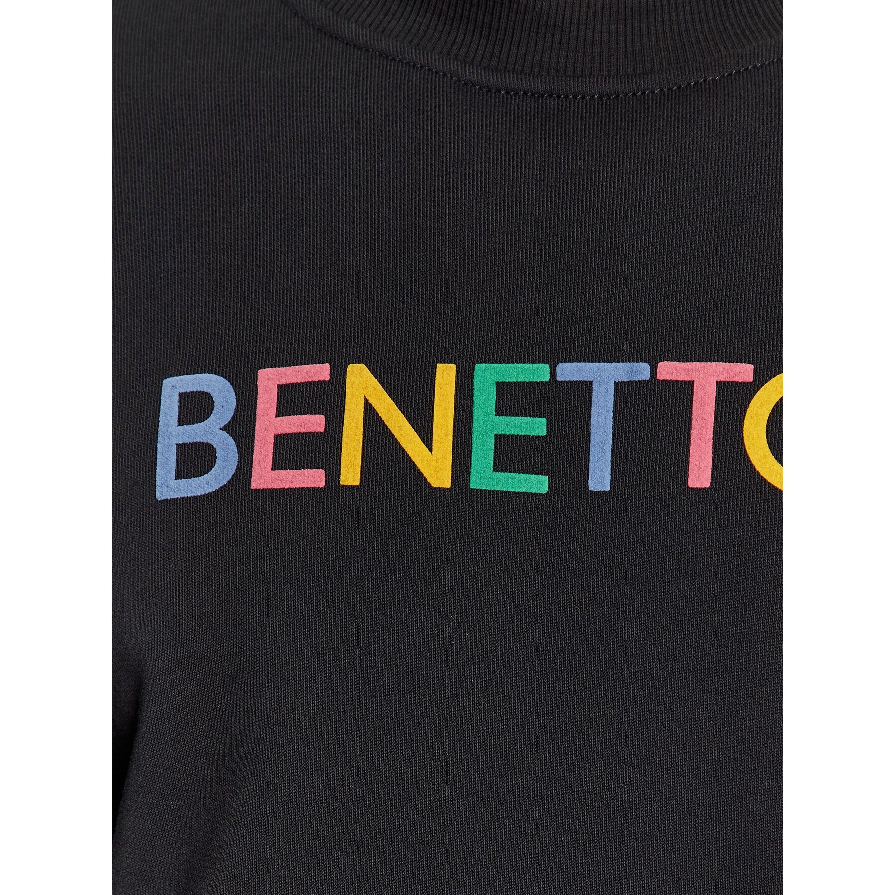 United Colors Of Benetton Суитшърт 3J68U100F Черен Regular Fit - Pepit.bg