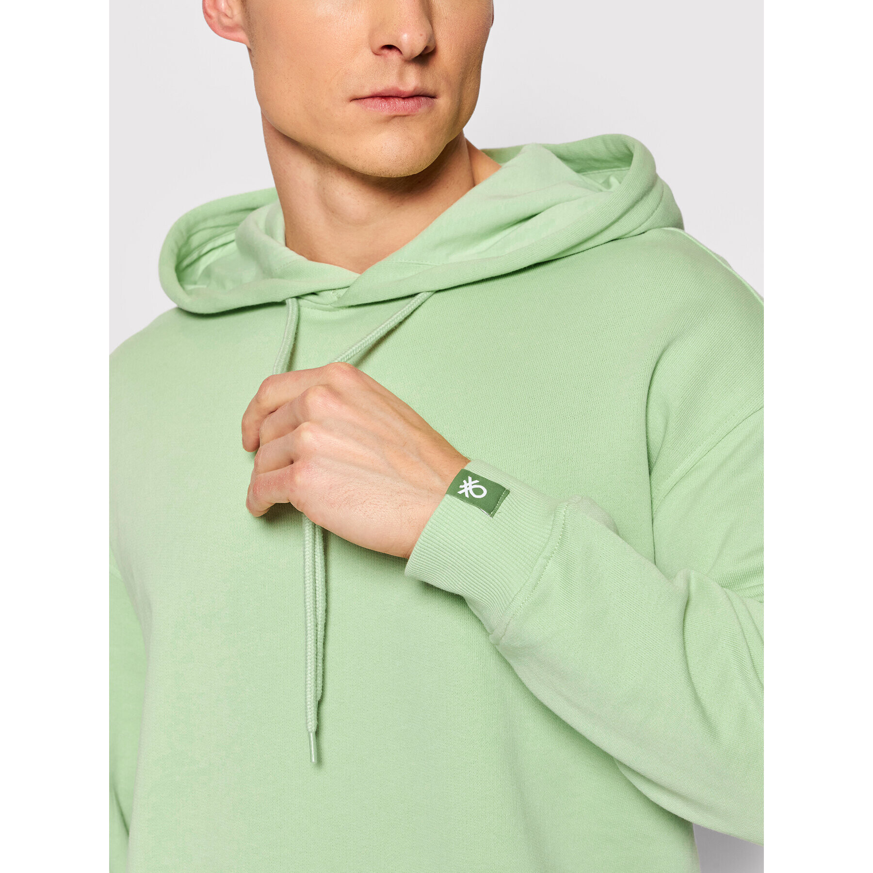 United Colors Of Benetton Суитшърт 3J68U2001 Зелен Regular Fit - Pepit.bg