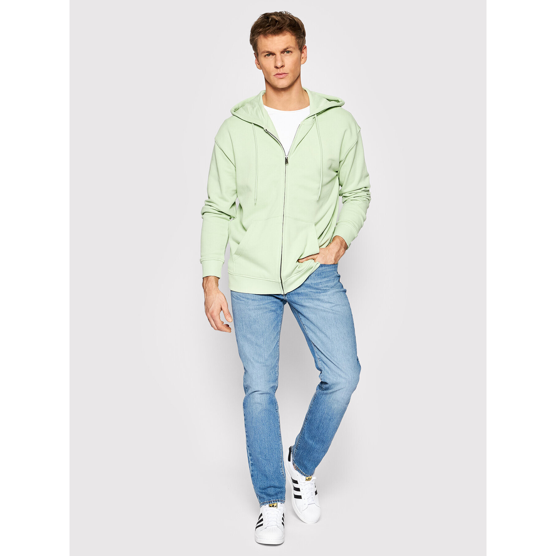 United Colors Of Benetton Суитшърт 3J68U5001 Зелен Regular Fit - Pepit.bg