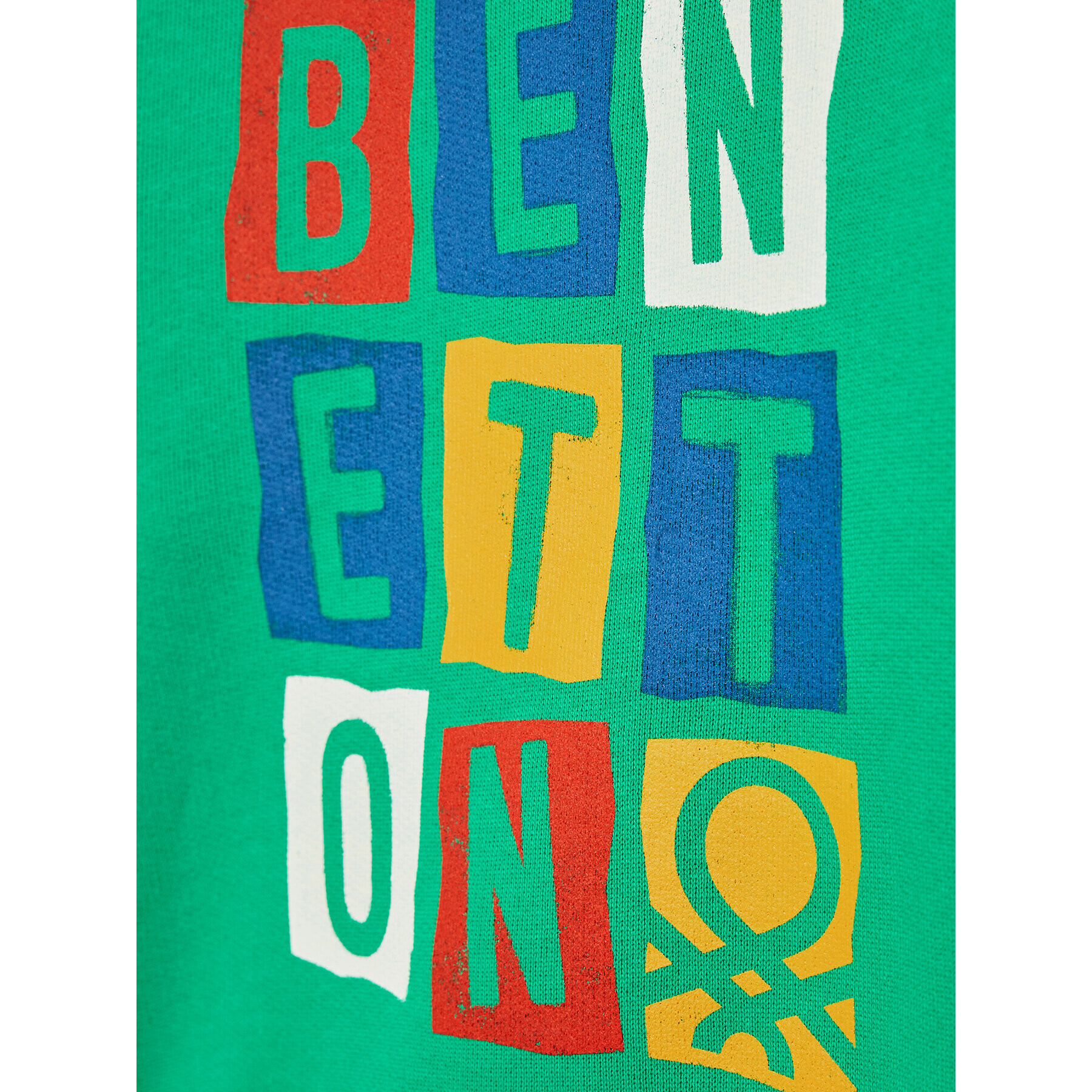 United Colors Of Benetton Суитшърт 3J70G104B Зелен Regular Fit - Pepit.bg