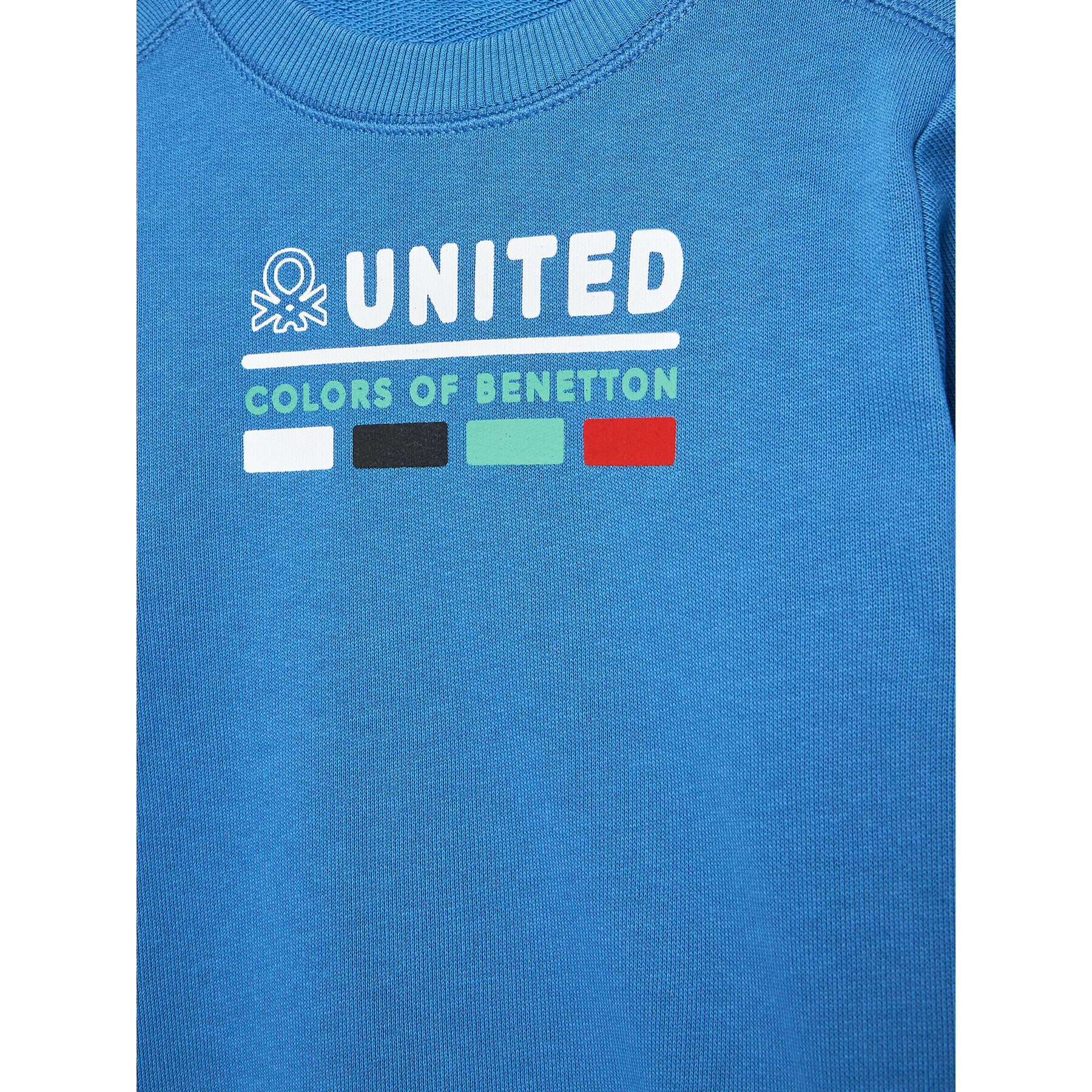 United Colors Of Benetton Суитшърт 3J70G107H Син Regular Fit - Pepit.bg