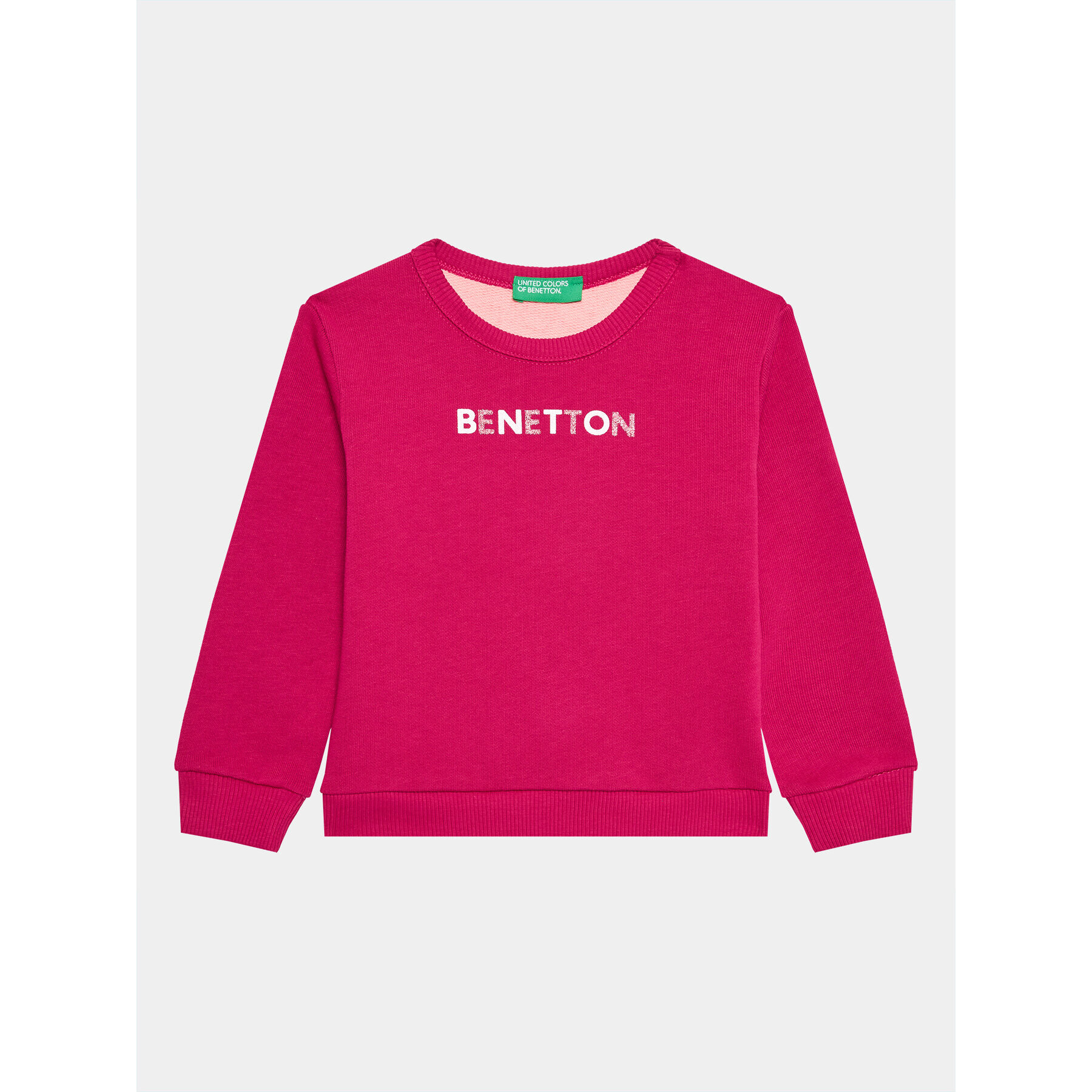 United Colors Of Benetton Суитшърт 3J70G10A5 Розов Regular Fit - Pepit.bg