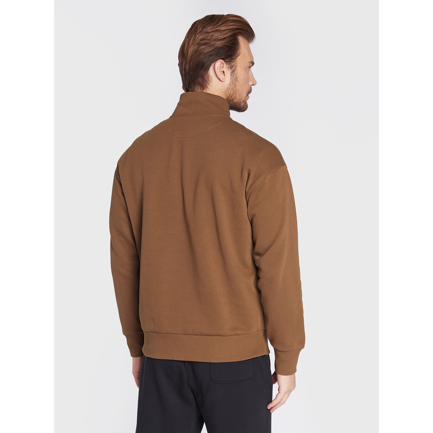 United Colors Of Benetton Суитшърт 3J73U103Q Кафяв Relaxed Fit - Pepit.bg