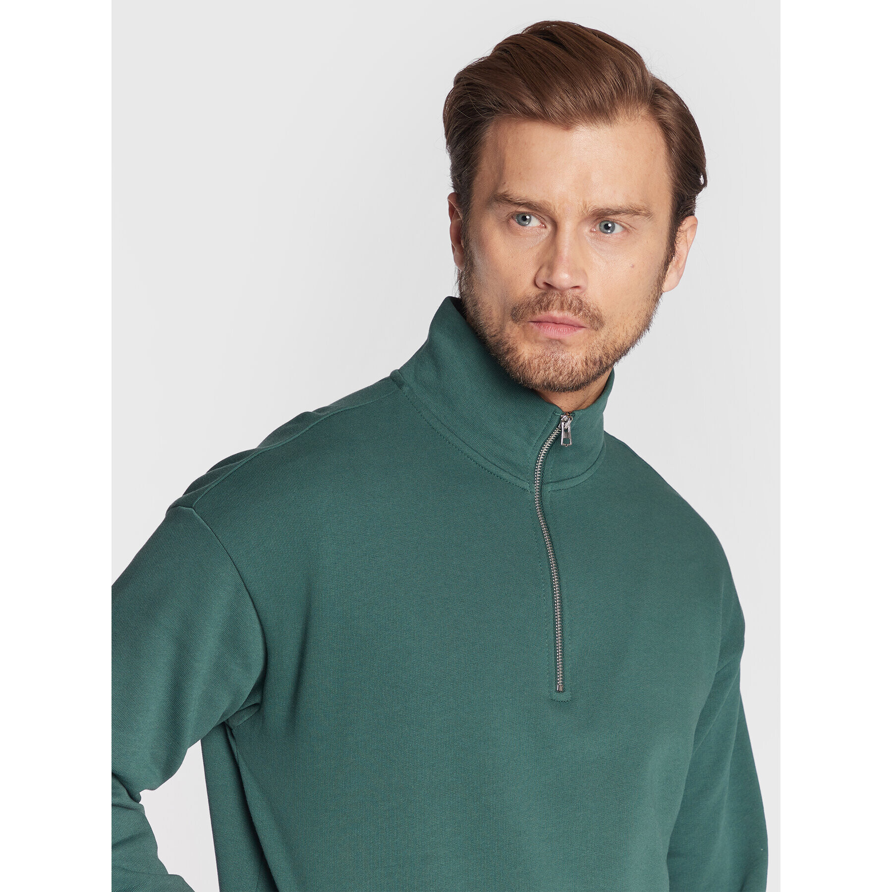 United Colors Of Benetton Суитшърт 3J73U103Q Зелен Relaxed Fit - Pepit.bg