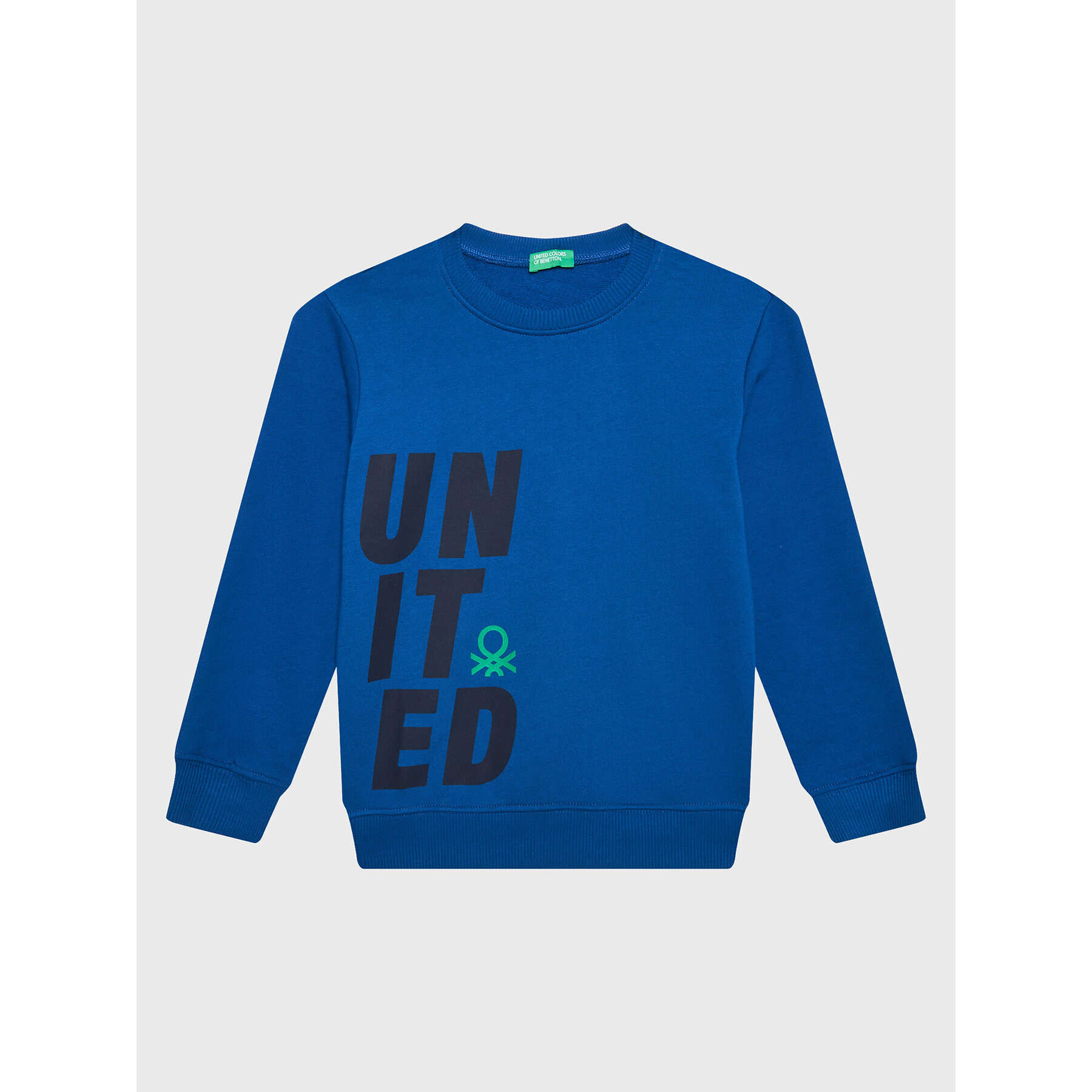 United Colors Of Benetton Суитшърт 3JLXC107Q Син Regular Fit - Pepit.bg