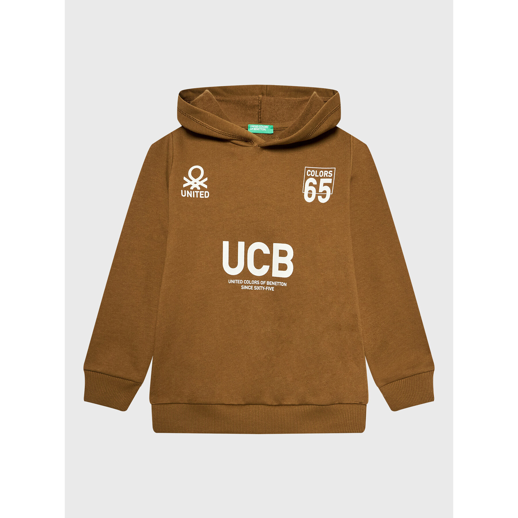 United Colors Of Benetton Суитшърт 3JLXC201I Кафяв Regular Fit - Pepit.bg