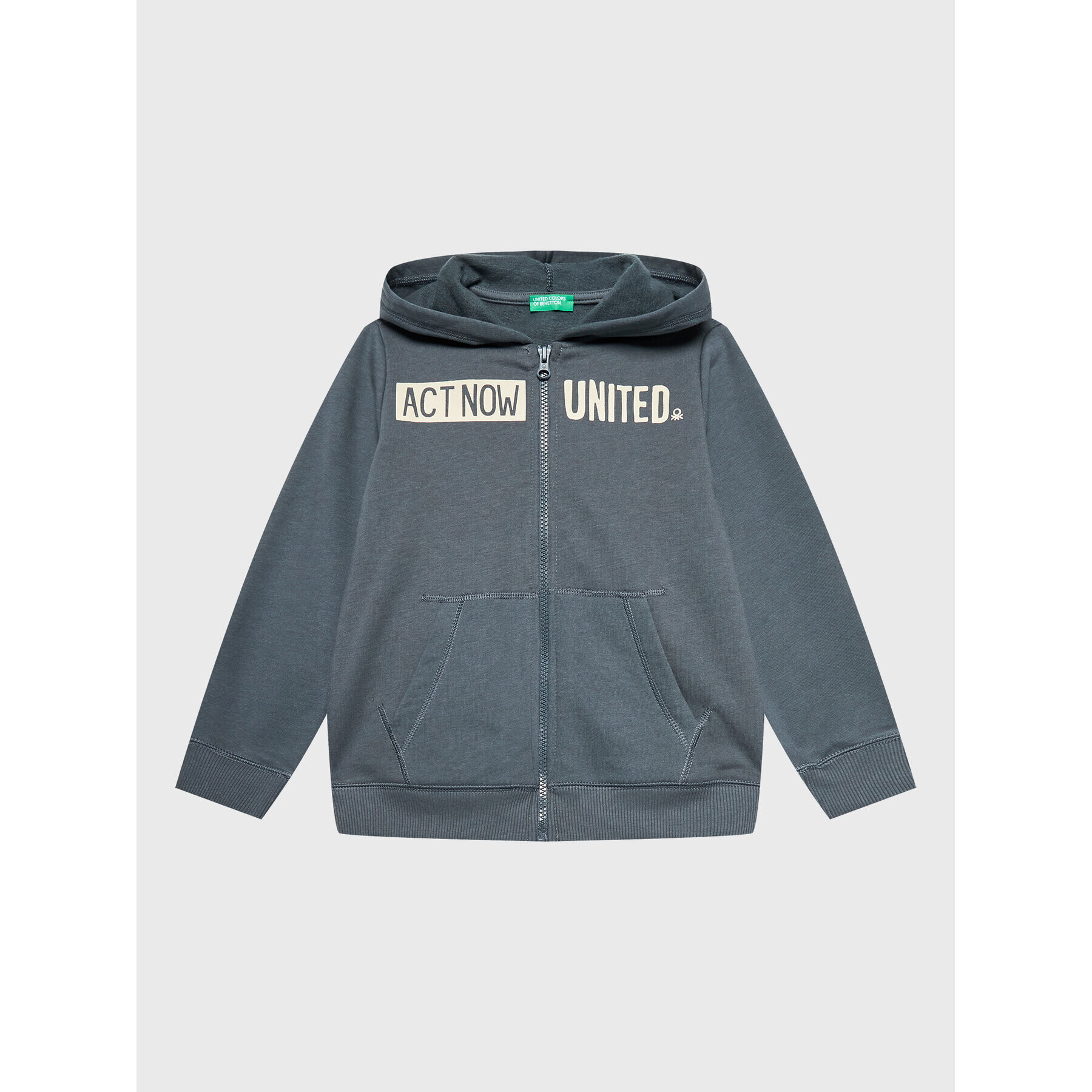 United Colors Of Benetton Суитшърт 3JLXC501E Сив Regular Fit - Pepit.bg