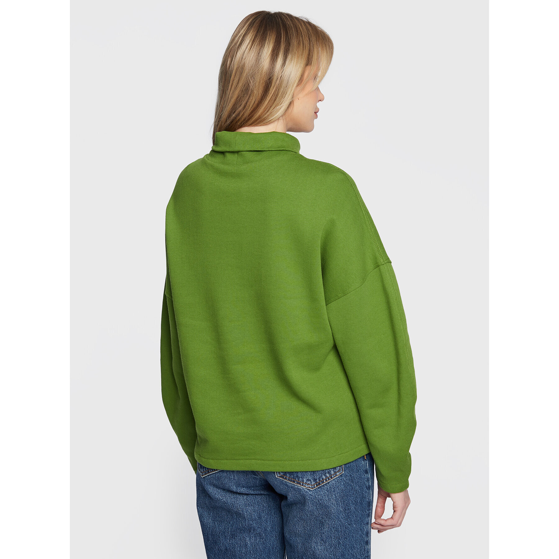 United Colors Of Benetton Суитшърт 3OOTD200B Зелен Relaxed Fit - Pepit.bg